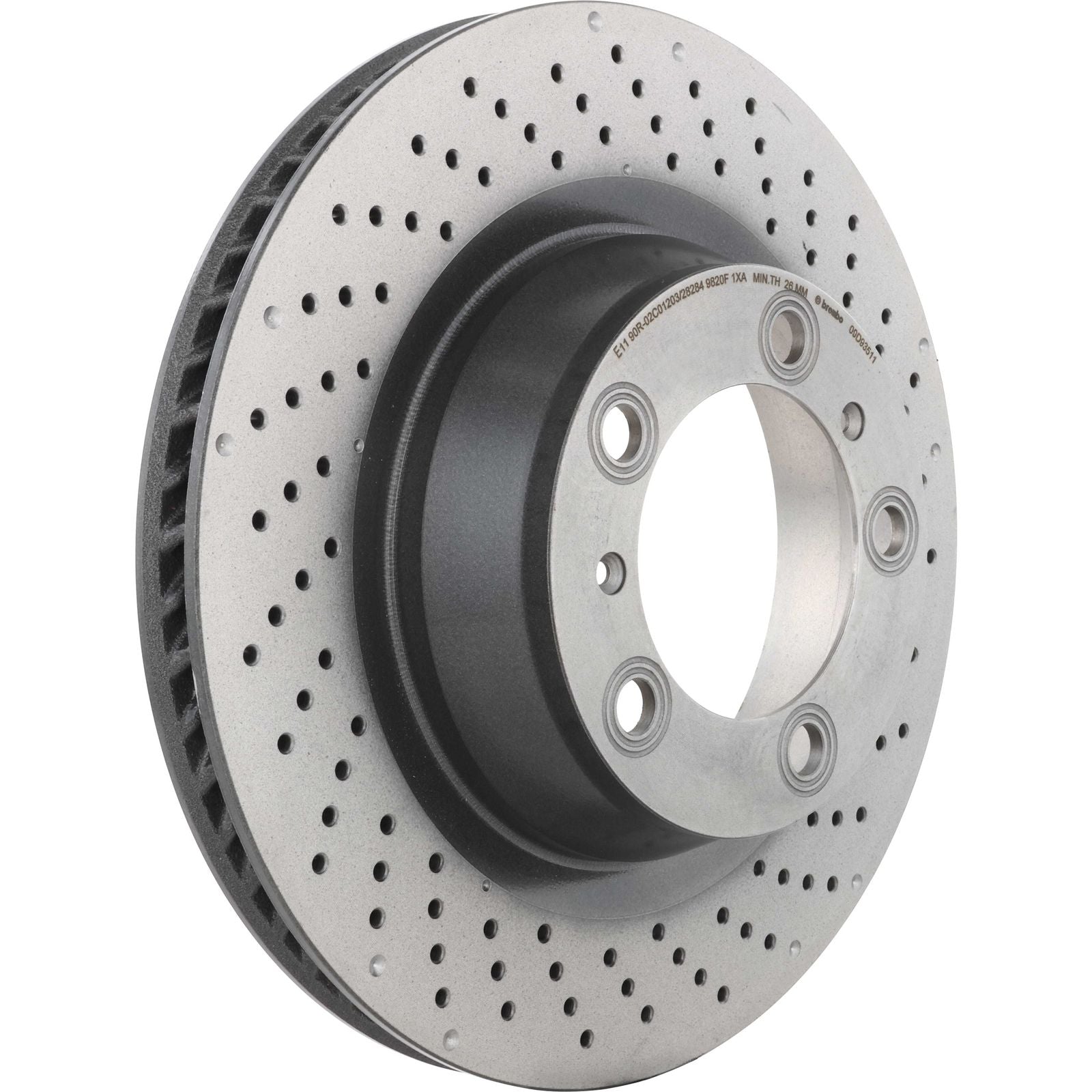 PRIME UV Coated Rear Right Disc Brake Rotor - 09.D935.11_01