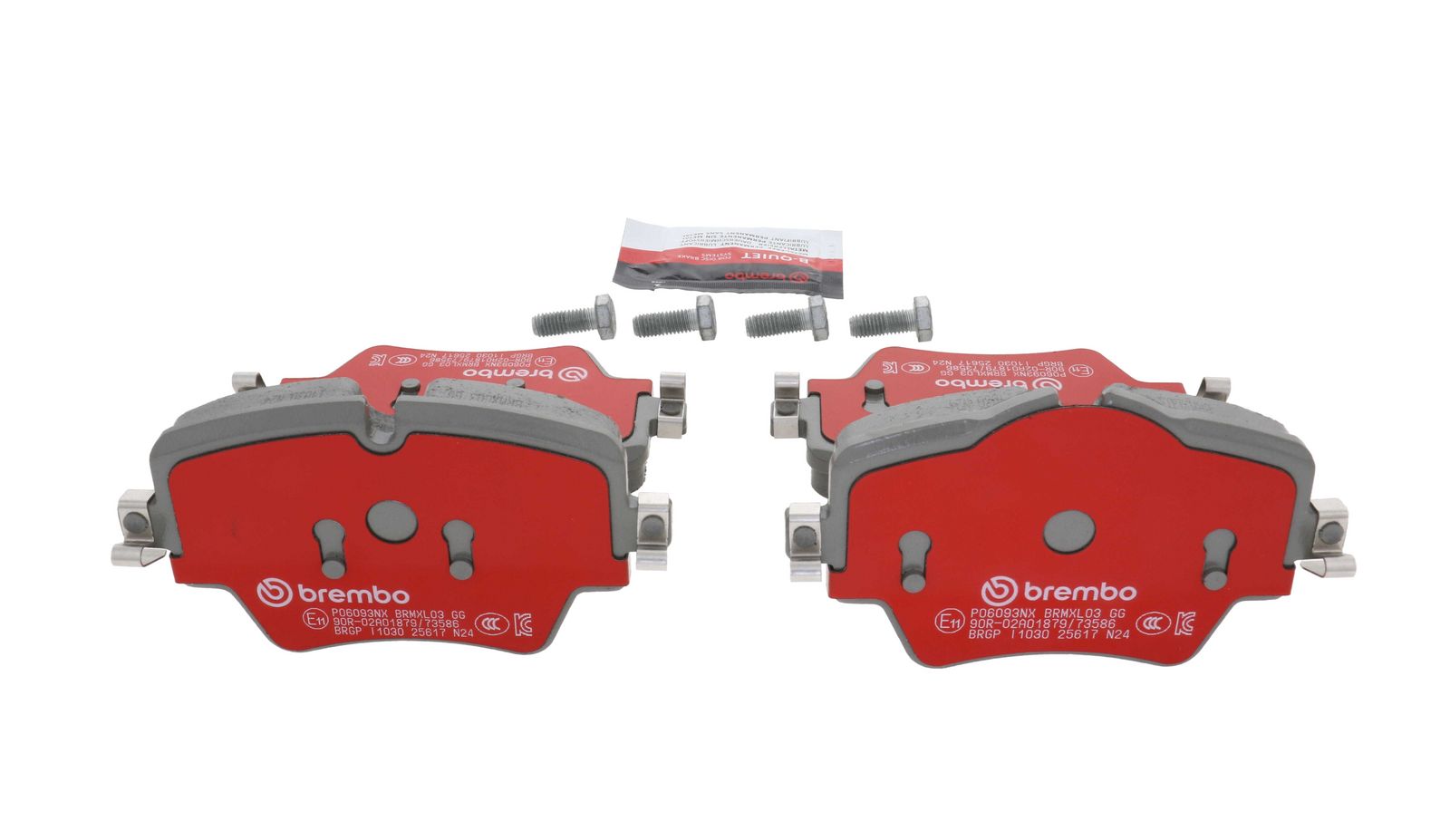 XTRA Ceramic Front Disc Brake Pad Set - P06093NX_14