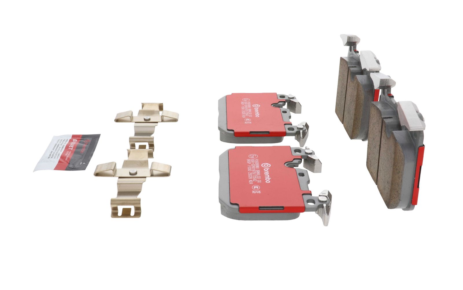 XTRA Ceramic Front Disc Brake Pad Set - P06096NX_08