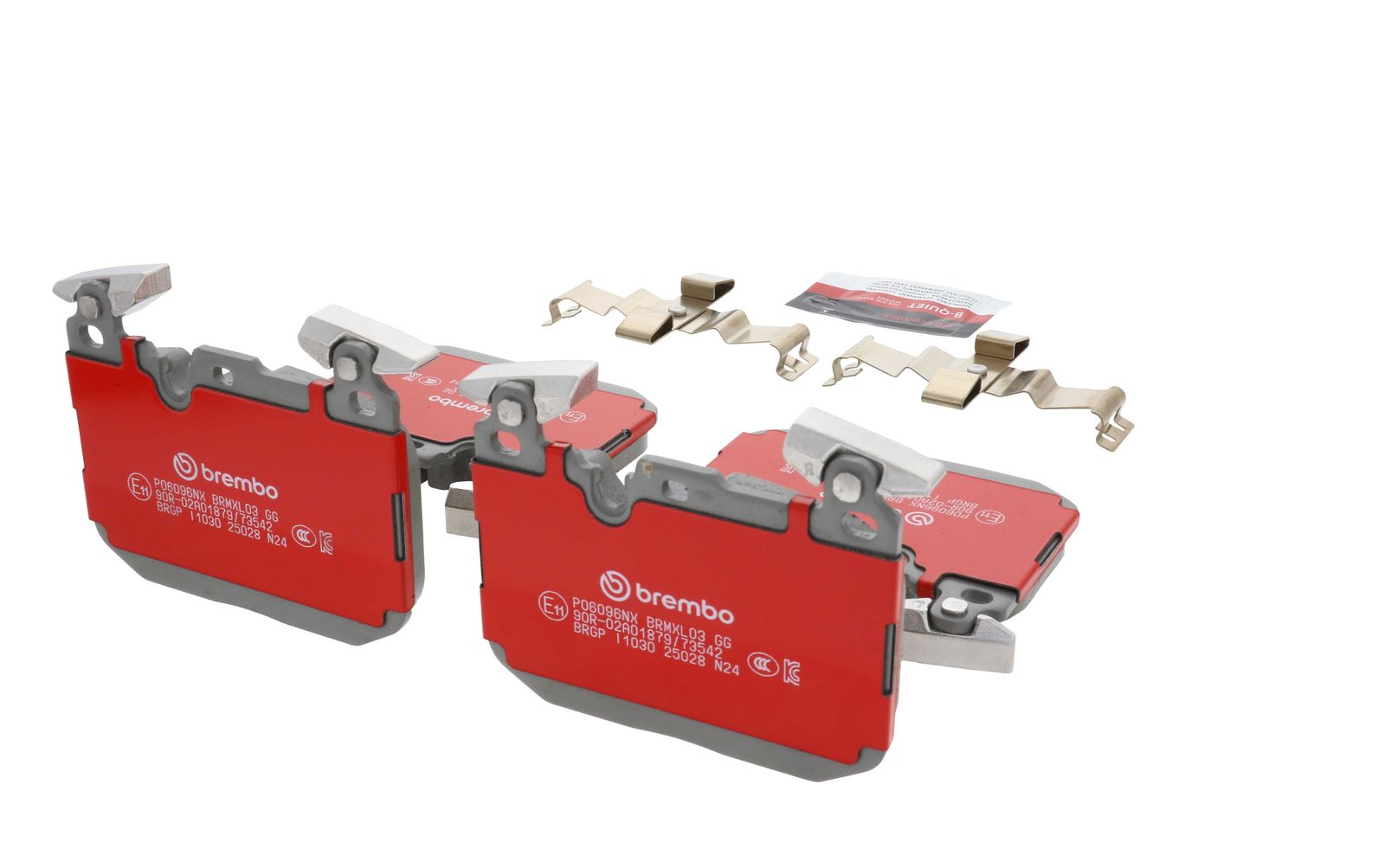 XTRA Ceramic Front Disc Brake Pad Set - P06096NX_16