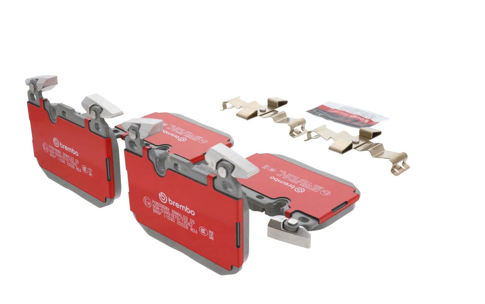 XTRA Ceramic Front Disc Brake Pad Set - P06096NX_17