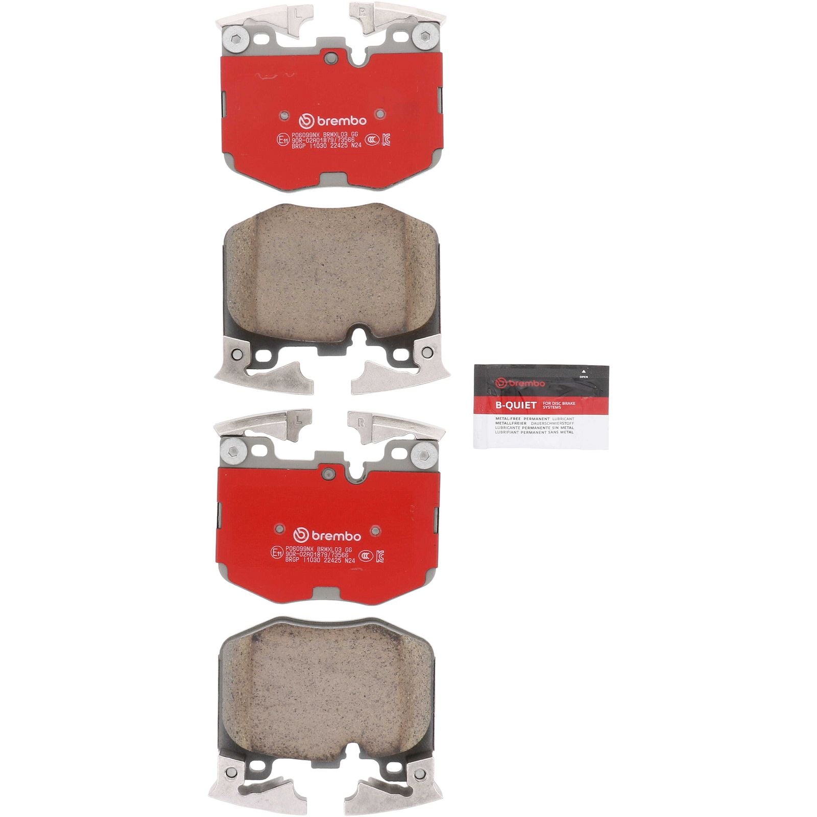 XTRA Ceramic Front Disc Brake Pad Set - P06099NX_26