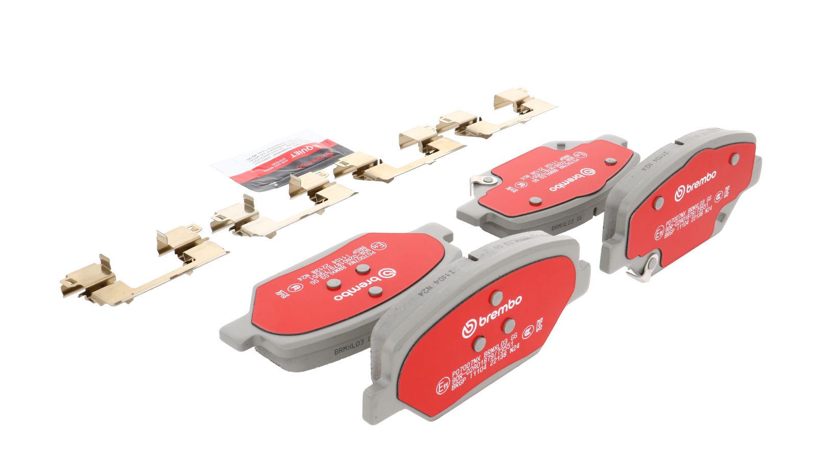 XTRA Ceramic Front Disc Brake Pad Set - P07007NX_11