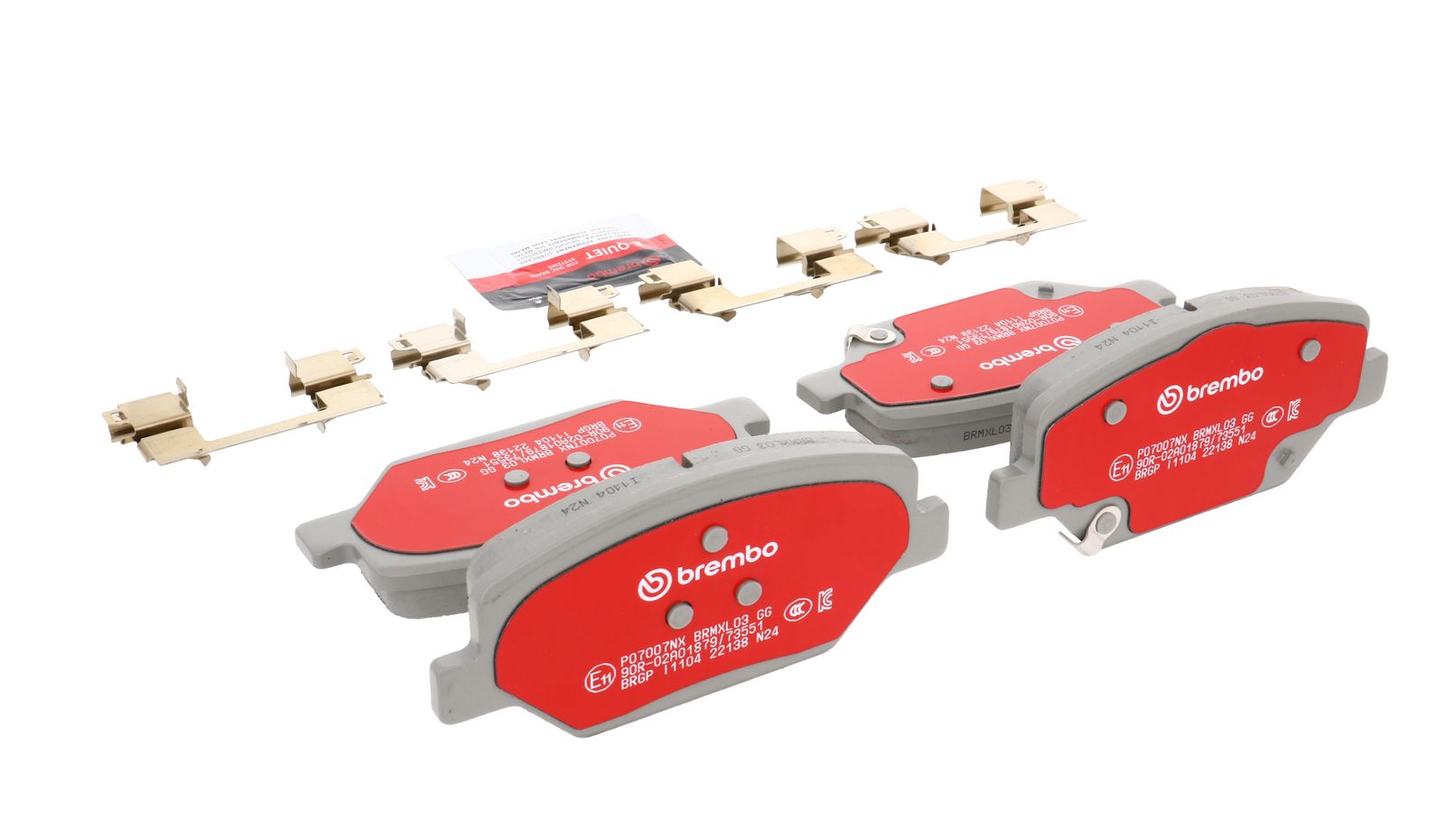 XTRA Ceramic Front Disc Brake Pad Set - P07007NX_12
