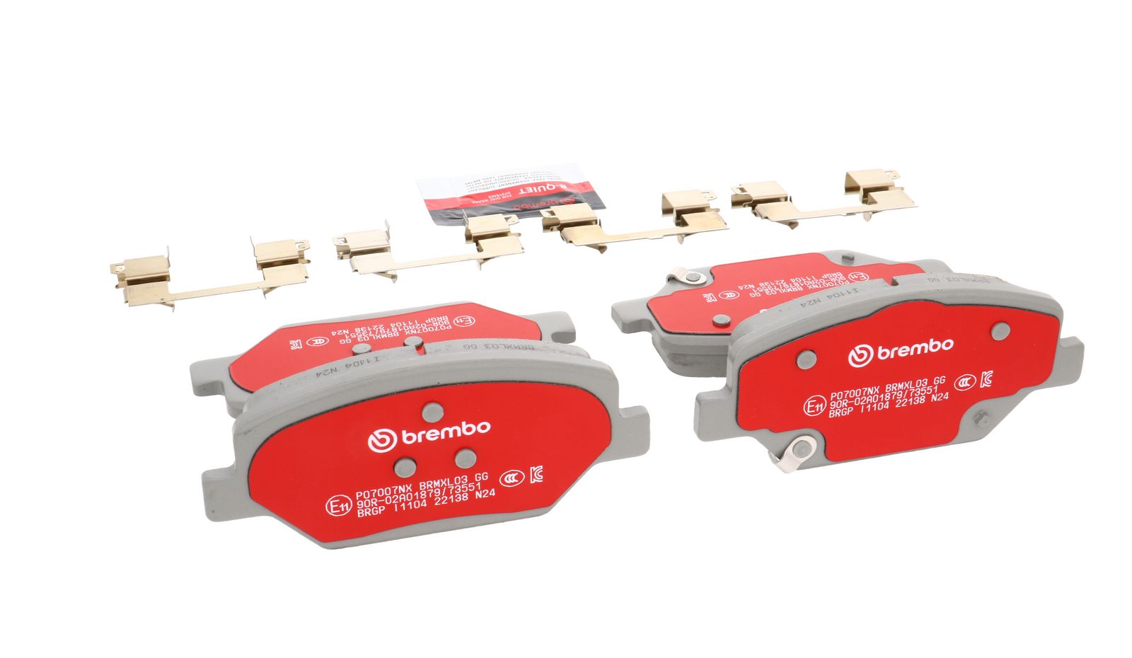 XTRA Ceramic Front Disc Brake Pad Set - P07007NX_13