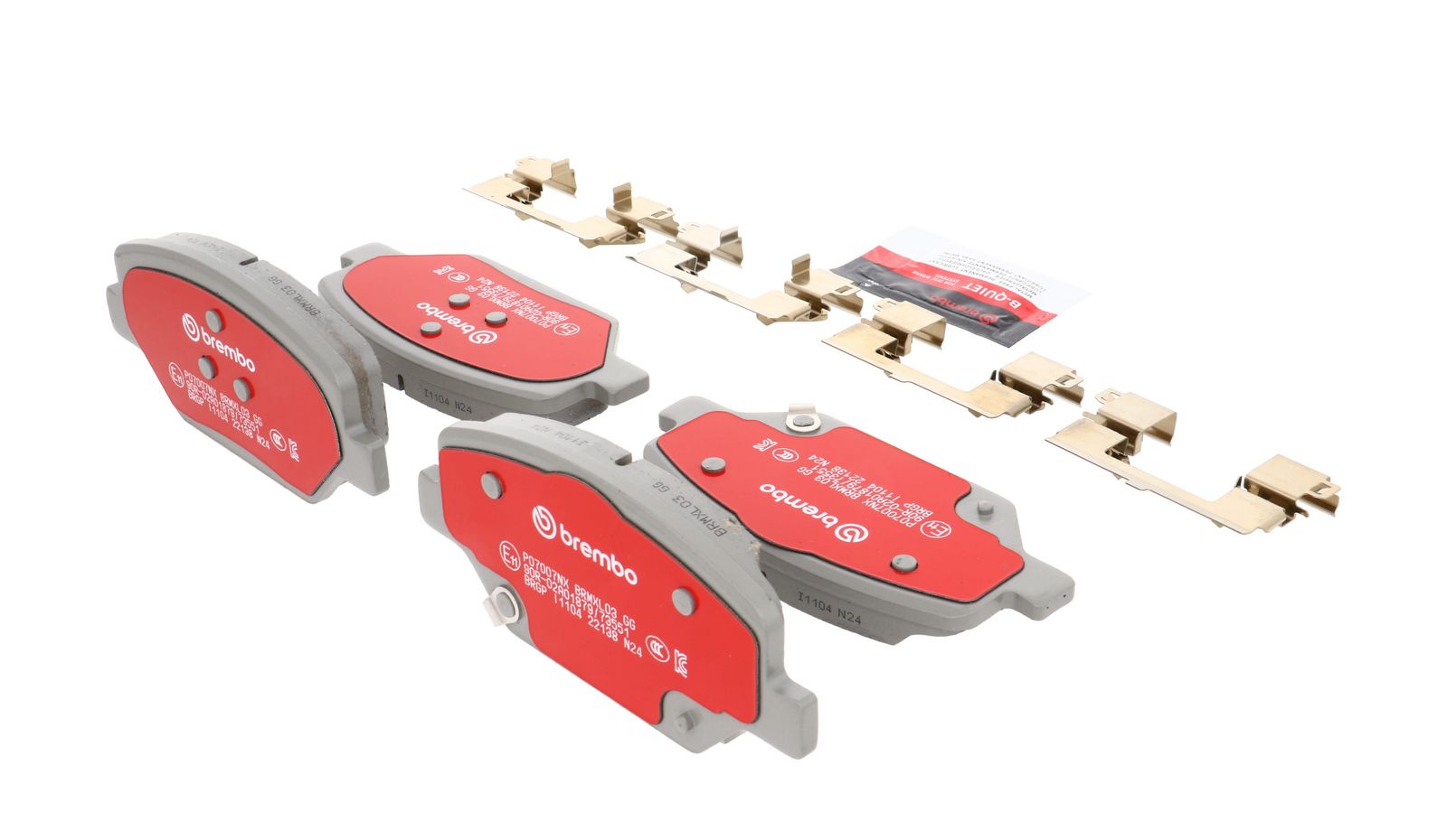 XTRA Ceramic Front Disc Brake Pad Set - P07007NX_17