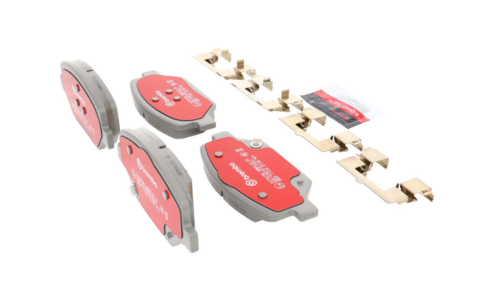 XTRA Ceramic Front Disc Brake Pad Set - P07007NX_18