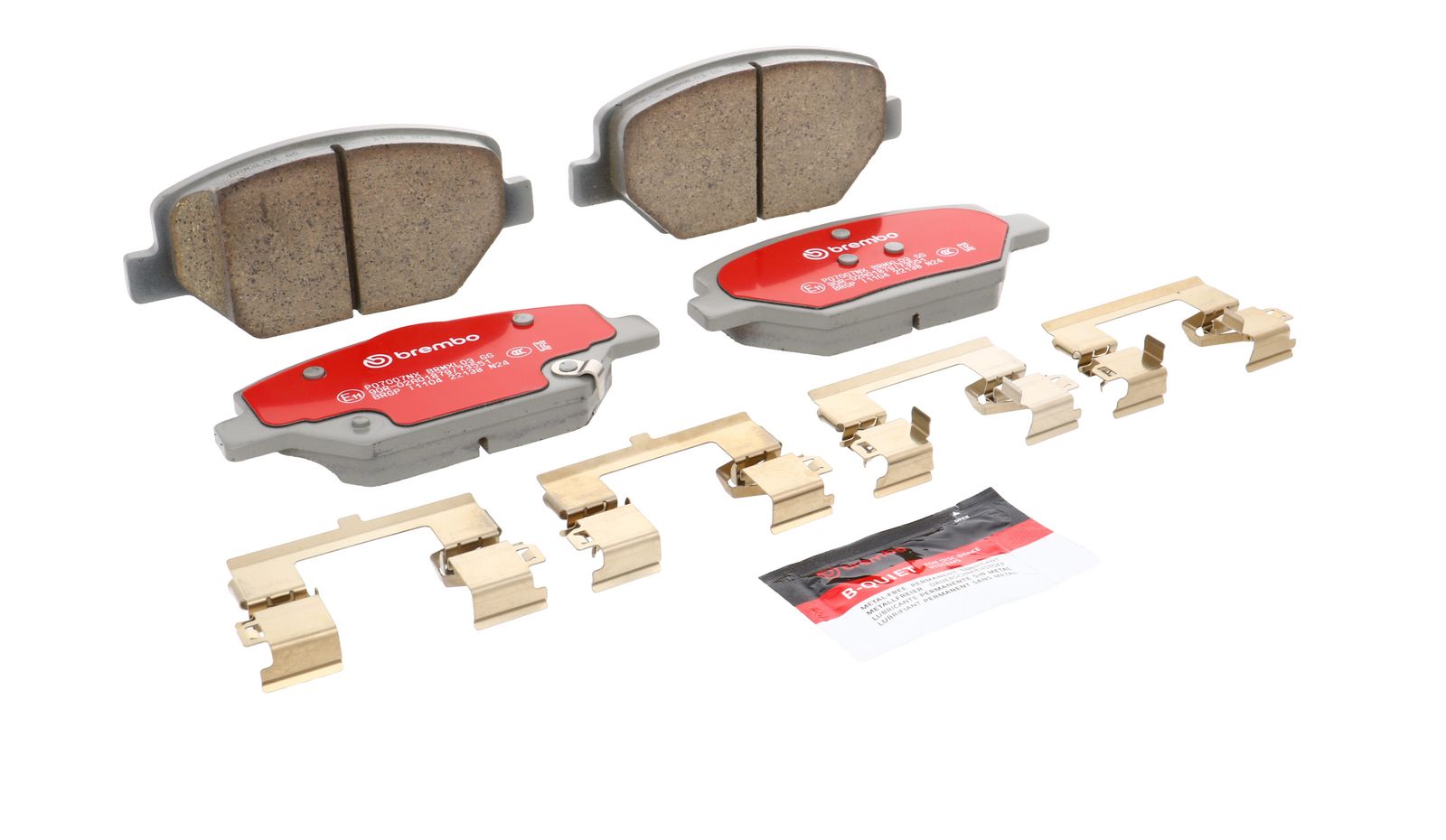 XTRA Ceramic Front Disc Brake Pad Set - P07007NX_24