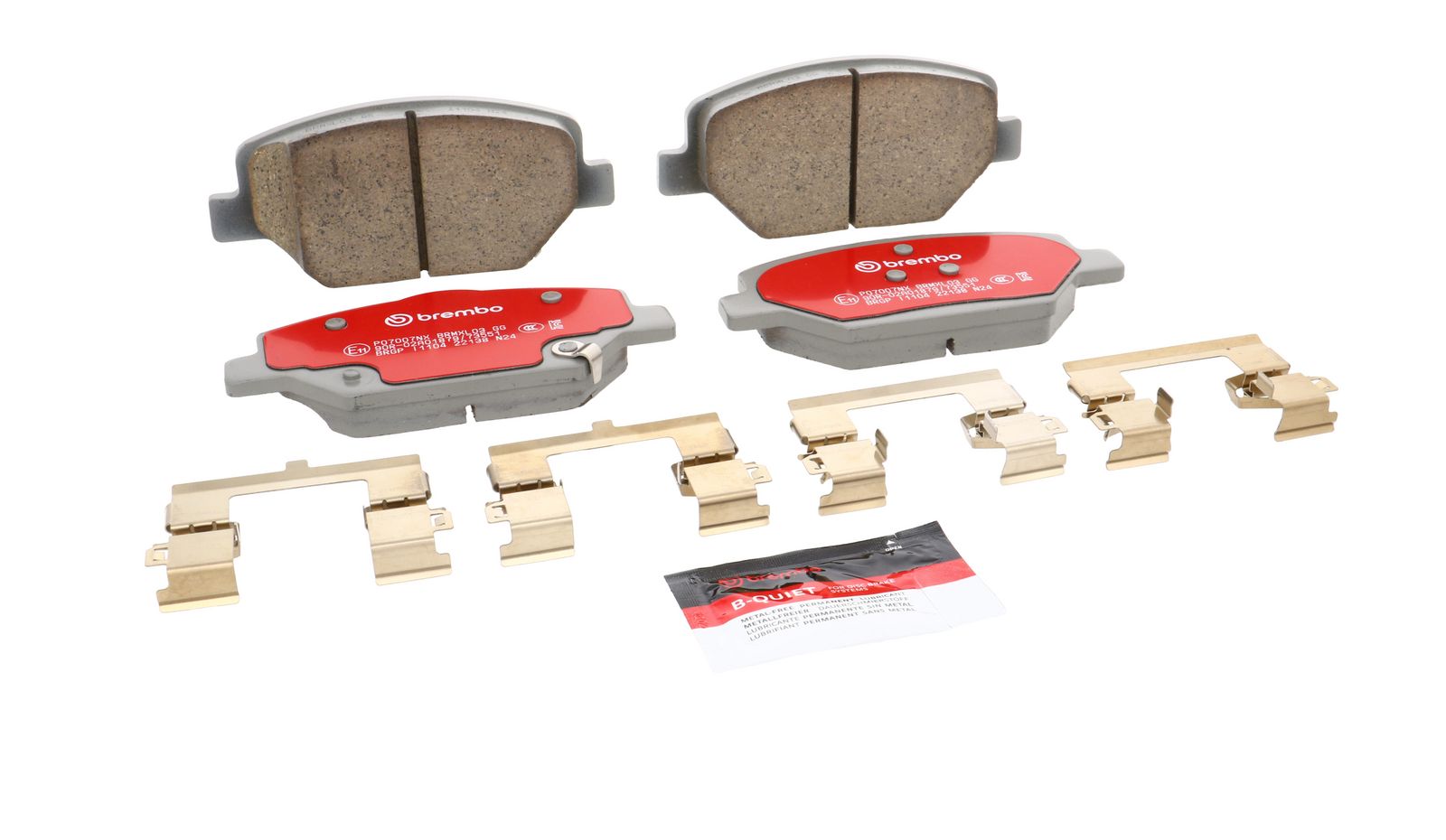 XTRA Ceramic Front Disc Brake Pad Set - P07007NX_25