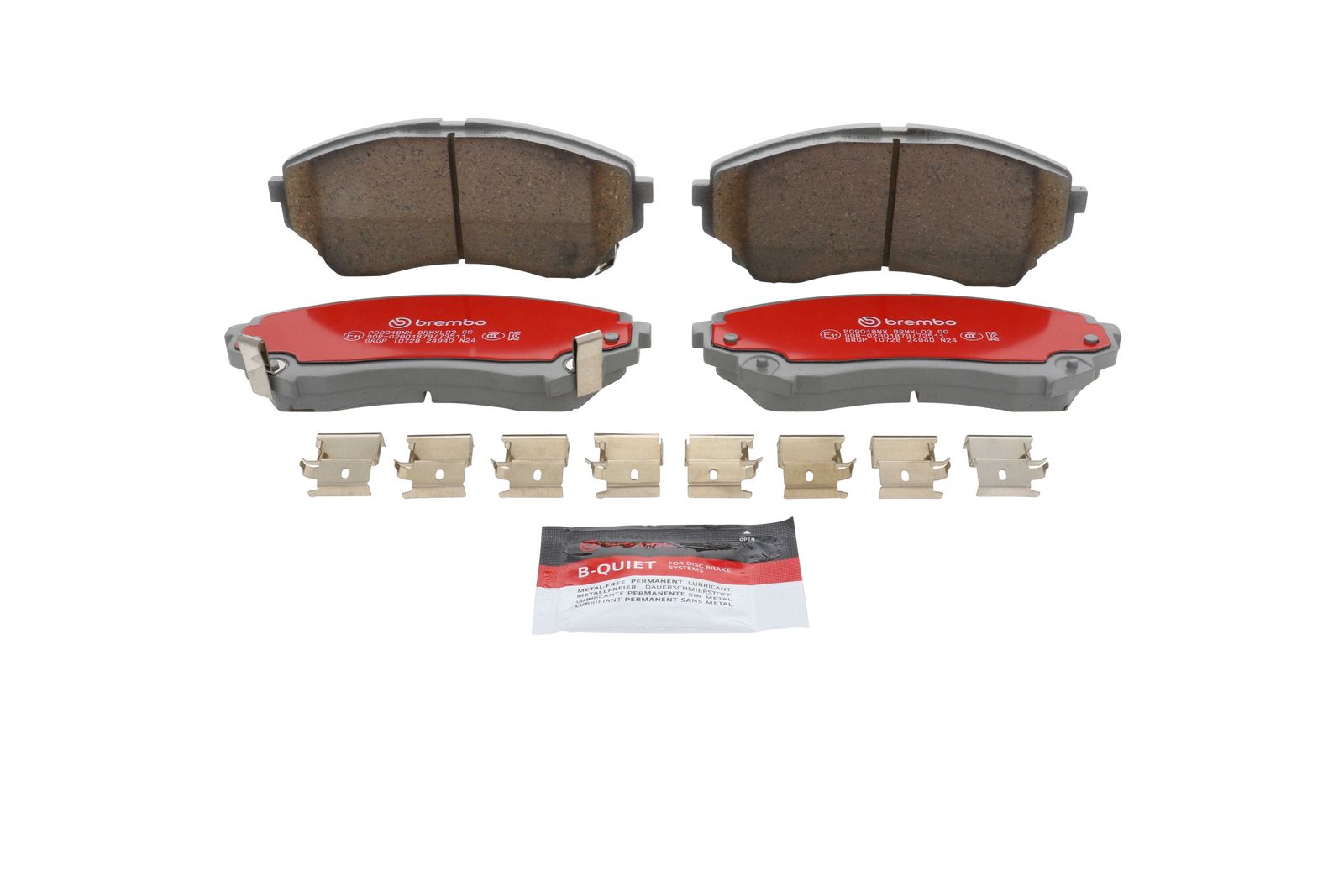 XTRA Ceramic Front Disc Brake Pad Set - P09018NX_02