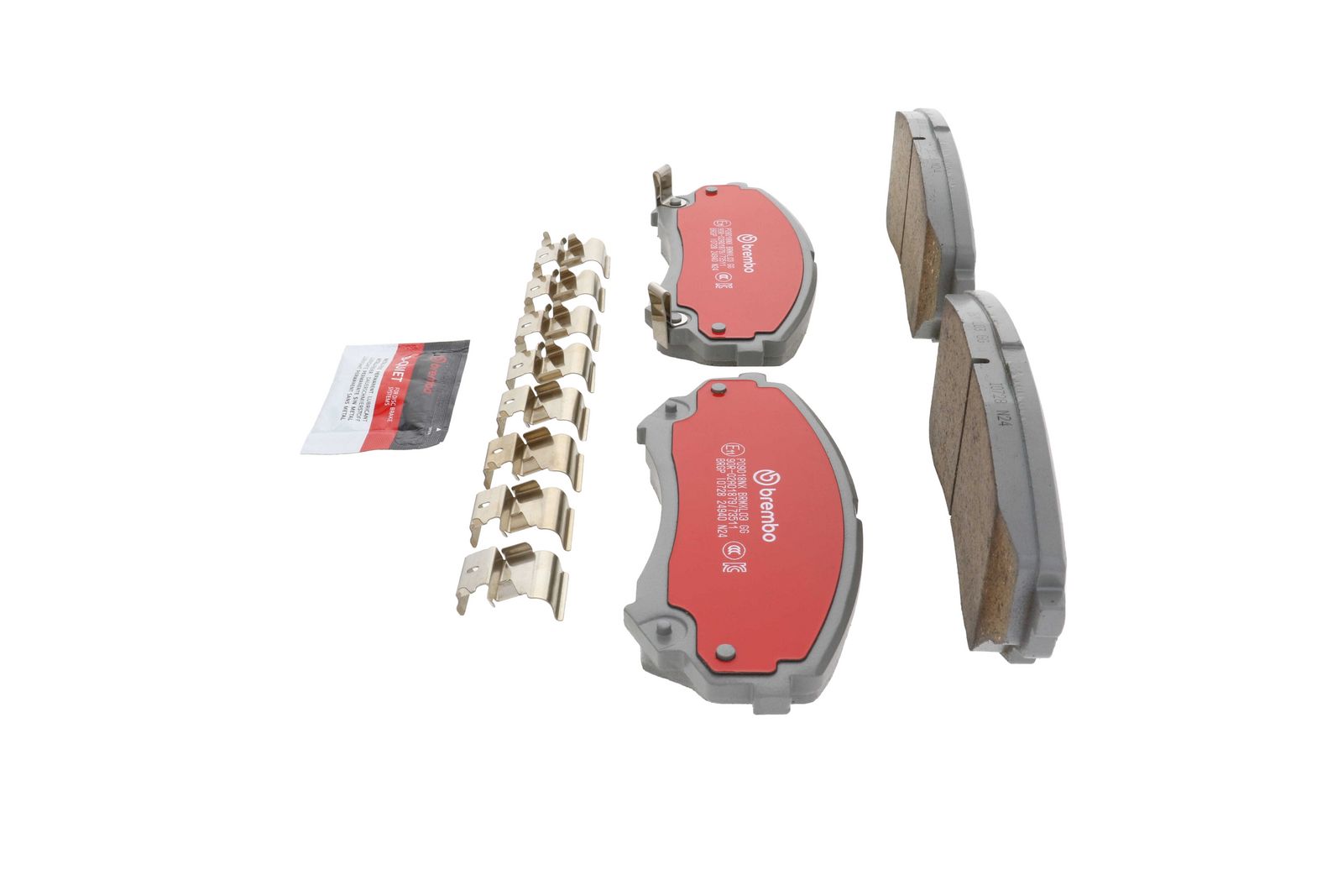 XTRA Ceramic Front Disc Brake Pad Set - P09018NX_08