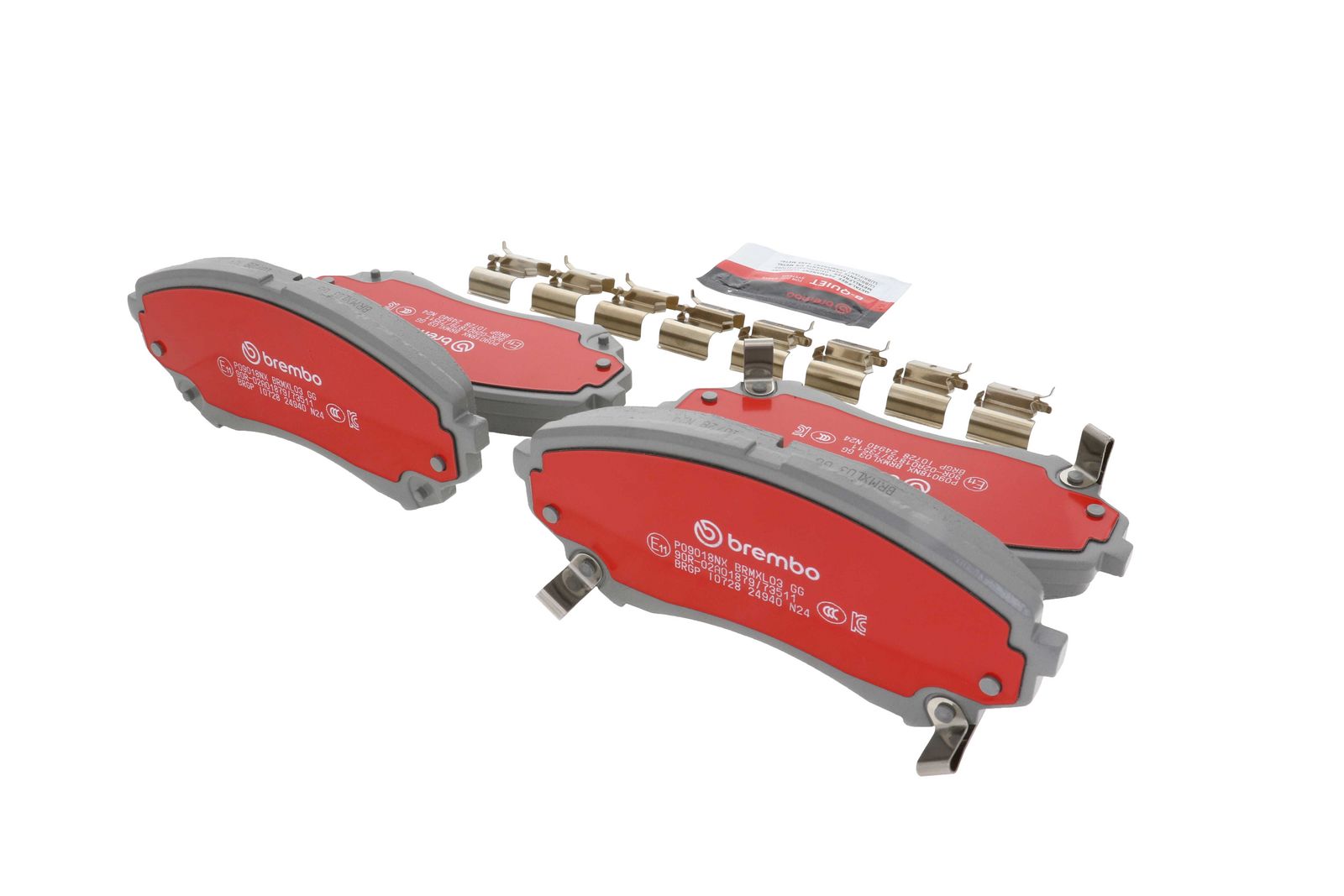 XTRA Ceramic Front Disc Brake Pad Set - P09018NX_16
