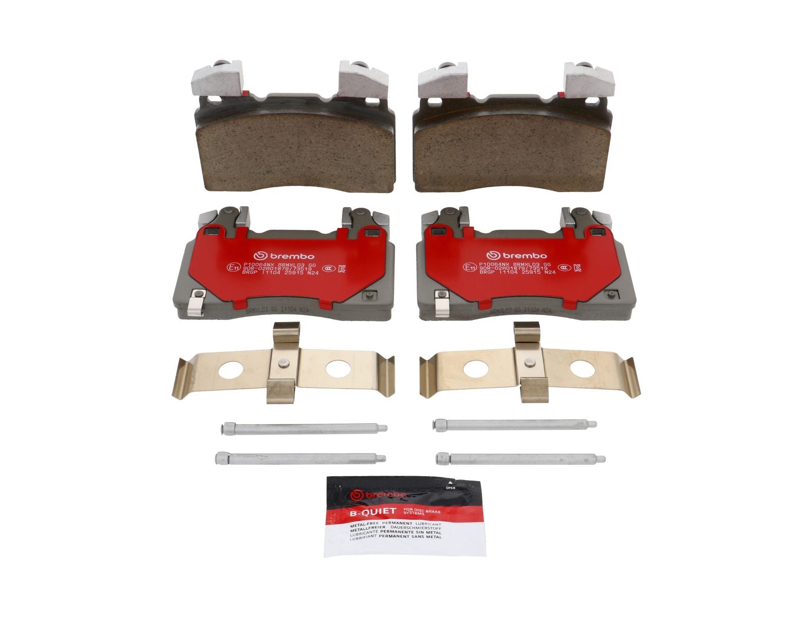 XTRA Ceramic Front Disc Brake Pad Set - P10064NX_02
