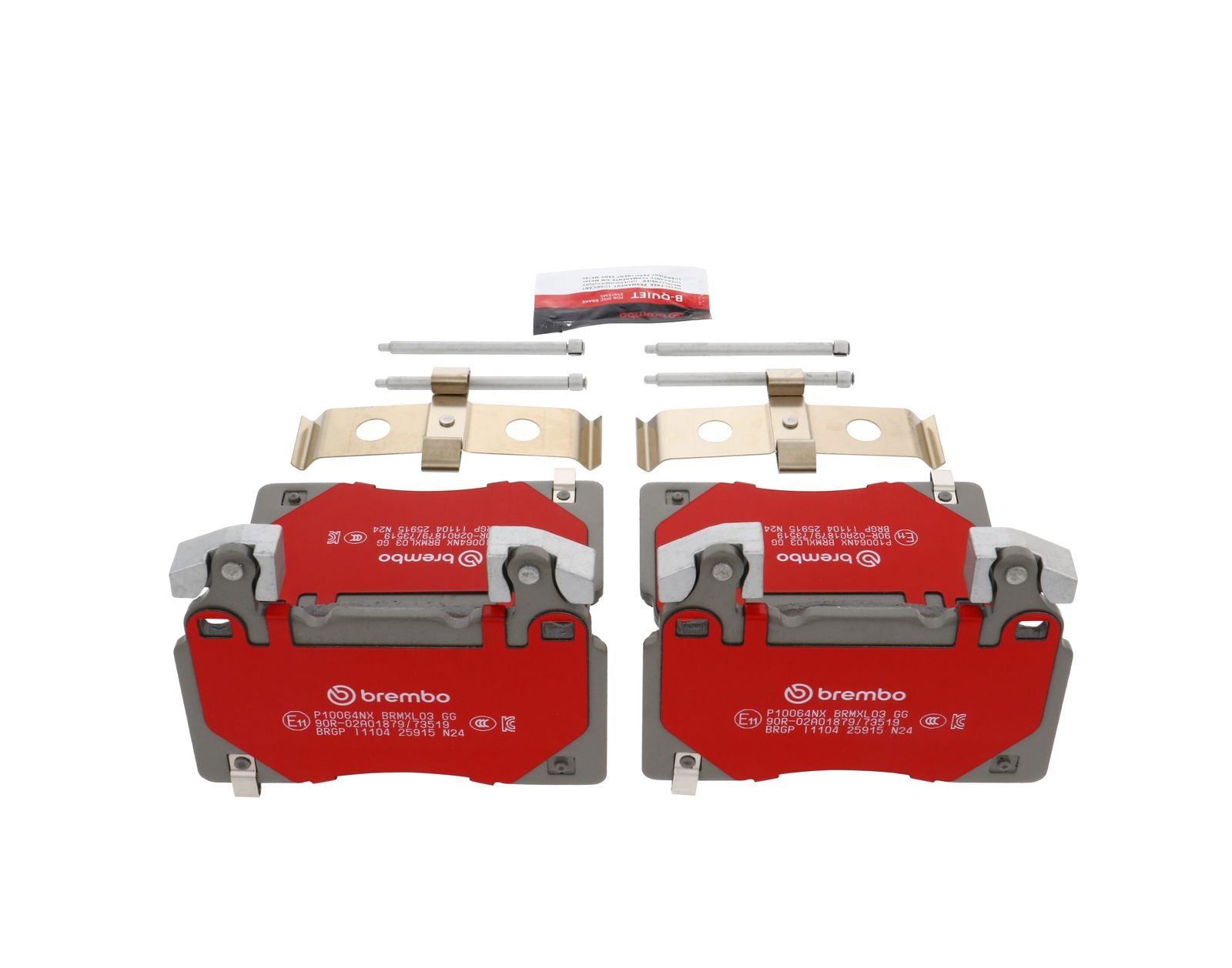 XTRA Ceramic Front Disc Brake Pad Set - P10064NX_14