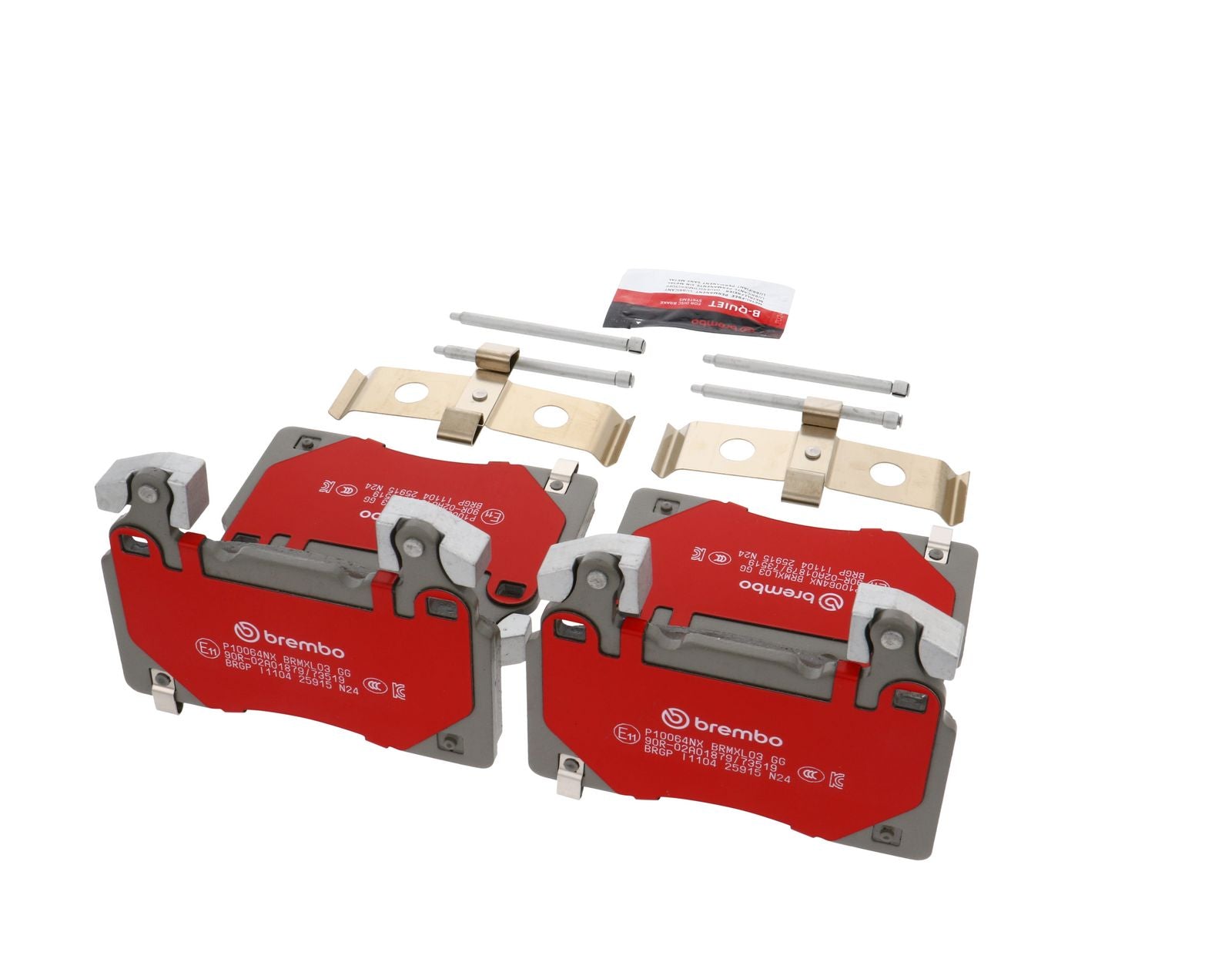 XTRA Ceramic Front Disc Brake Pad Set - P10064NX_15