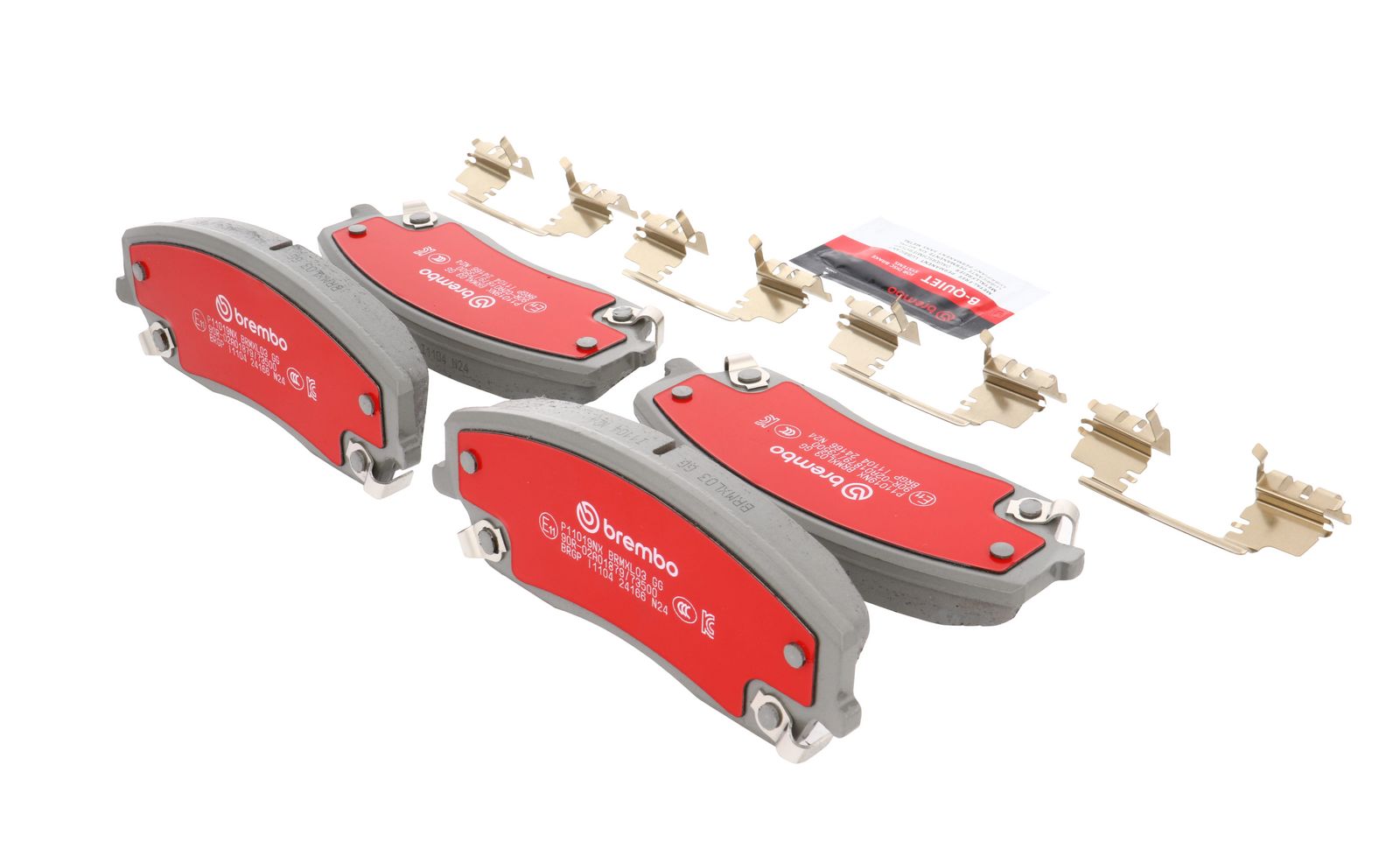 XTRA Ceramic Front Disc Brake Pad Set - P11019NX_17