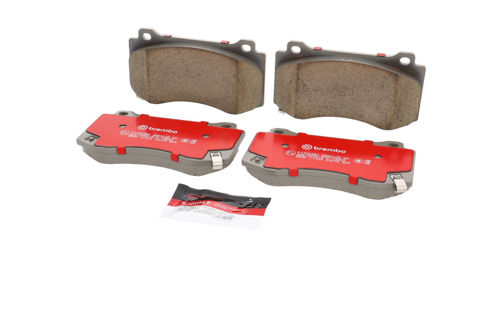 XTRA Ceramic Front Disc Brake Pad Set - P11023NX_03