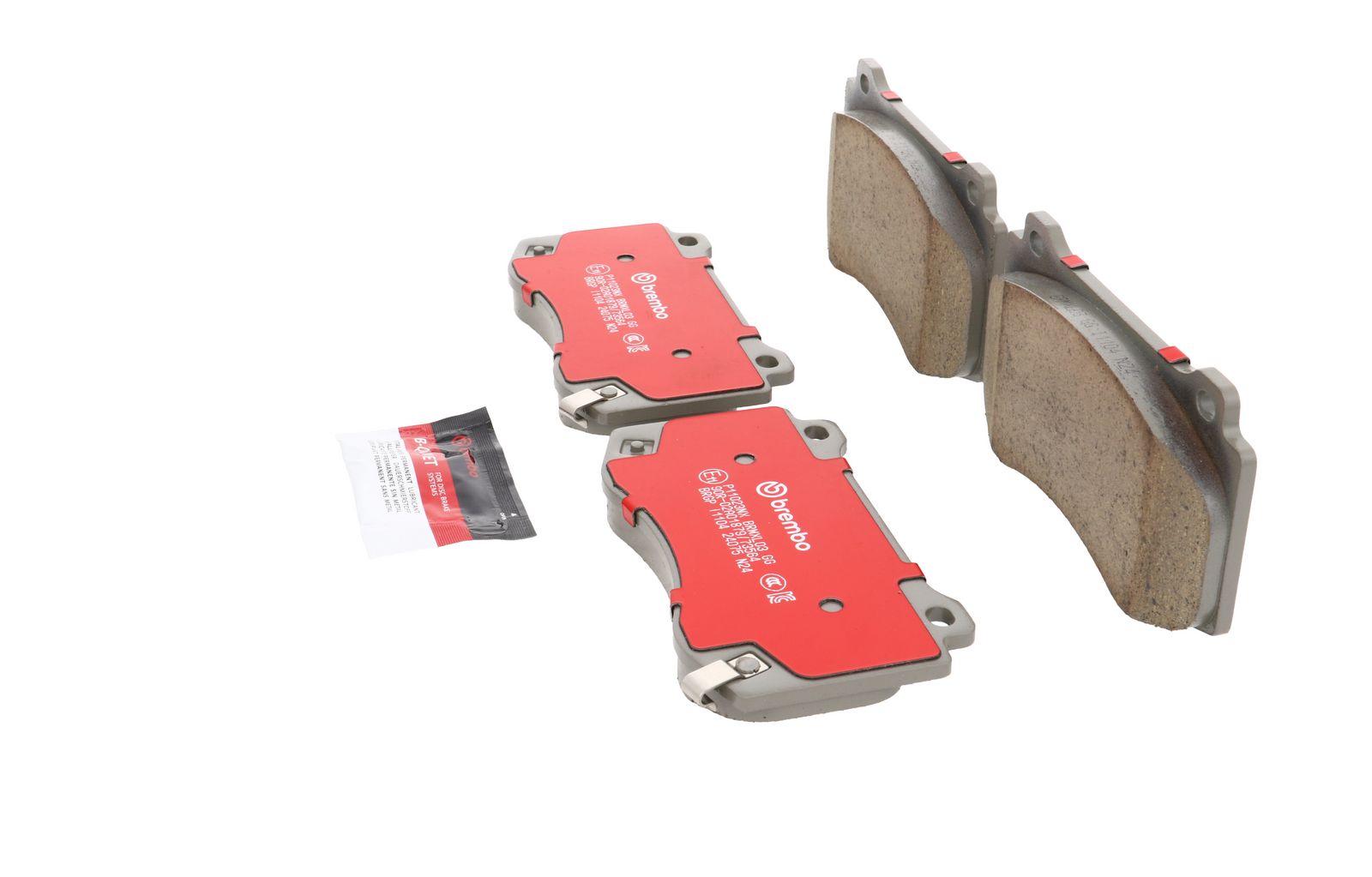 XTRA Ceramic Front Disc Brake Pad Set - P11023NX_07