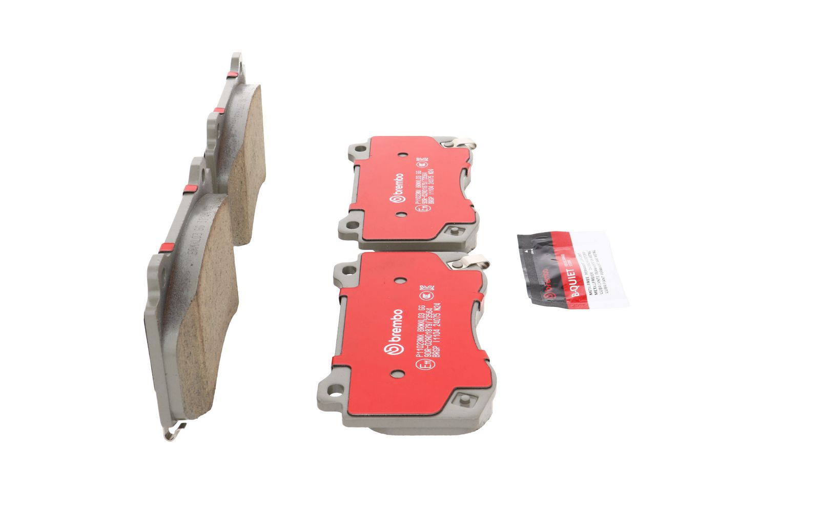 XTRA Ceramic Front Disc Brake Pad Set - P11023NX_20