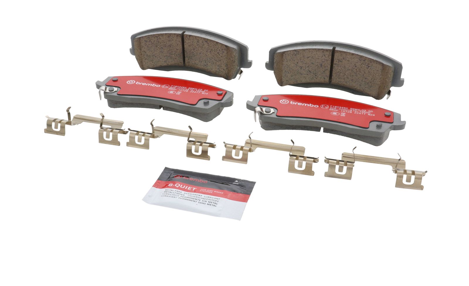XTRA Ceramic Front Disc Brake Pad Set - P18034NX_03