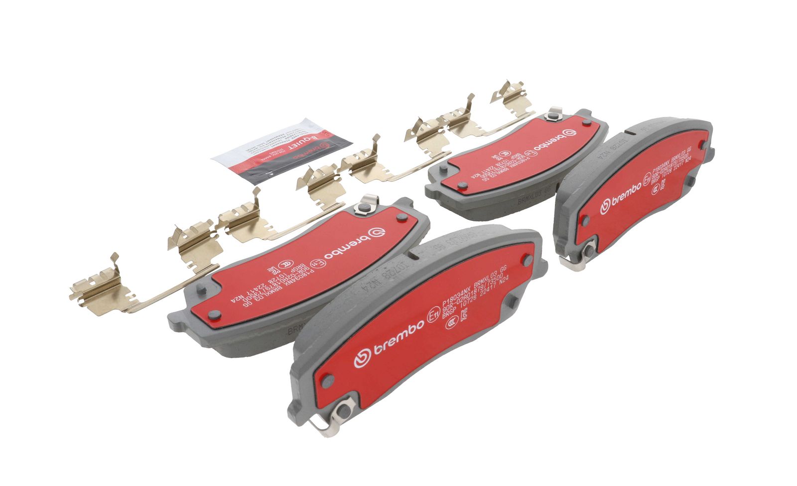 XTRA Ceramic Front Disc Brake Pad Set - P18034NX_11
