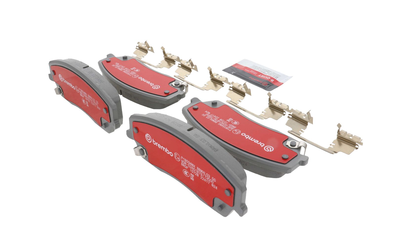 XTRA Ceramic Front Disc Brake Pad Set - P18034NX_17