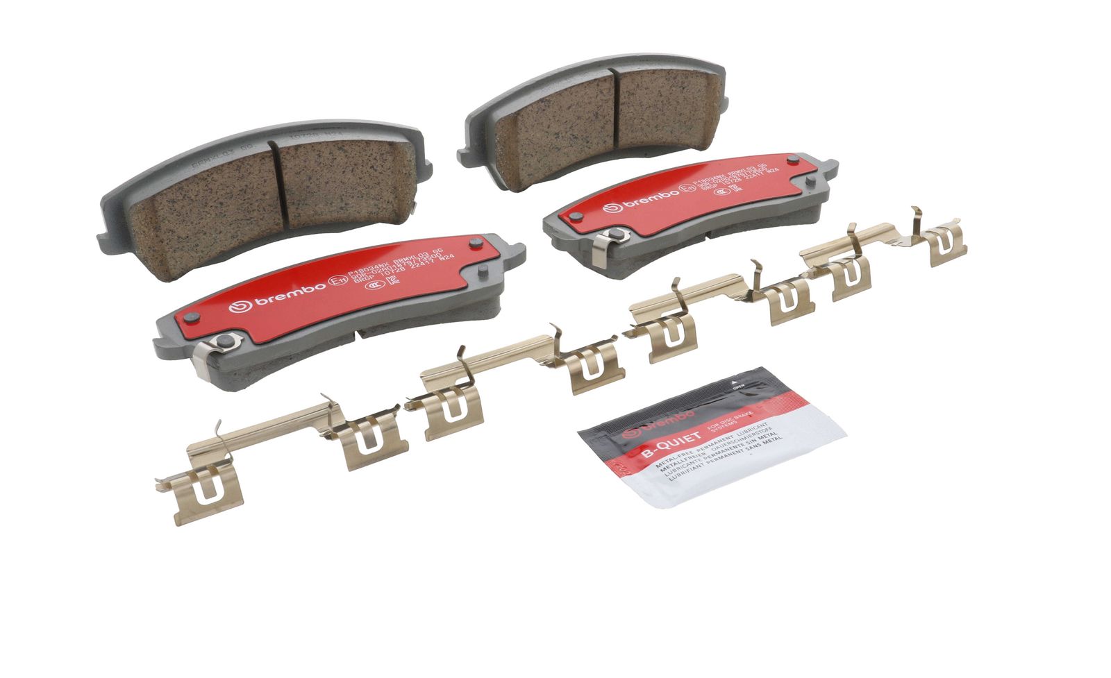 XTRA Ceramic Front Disc Brake Pad Set - P18034NX_24