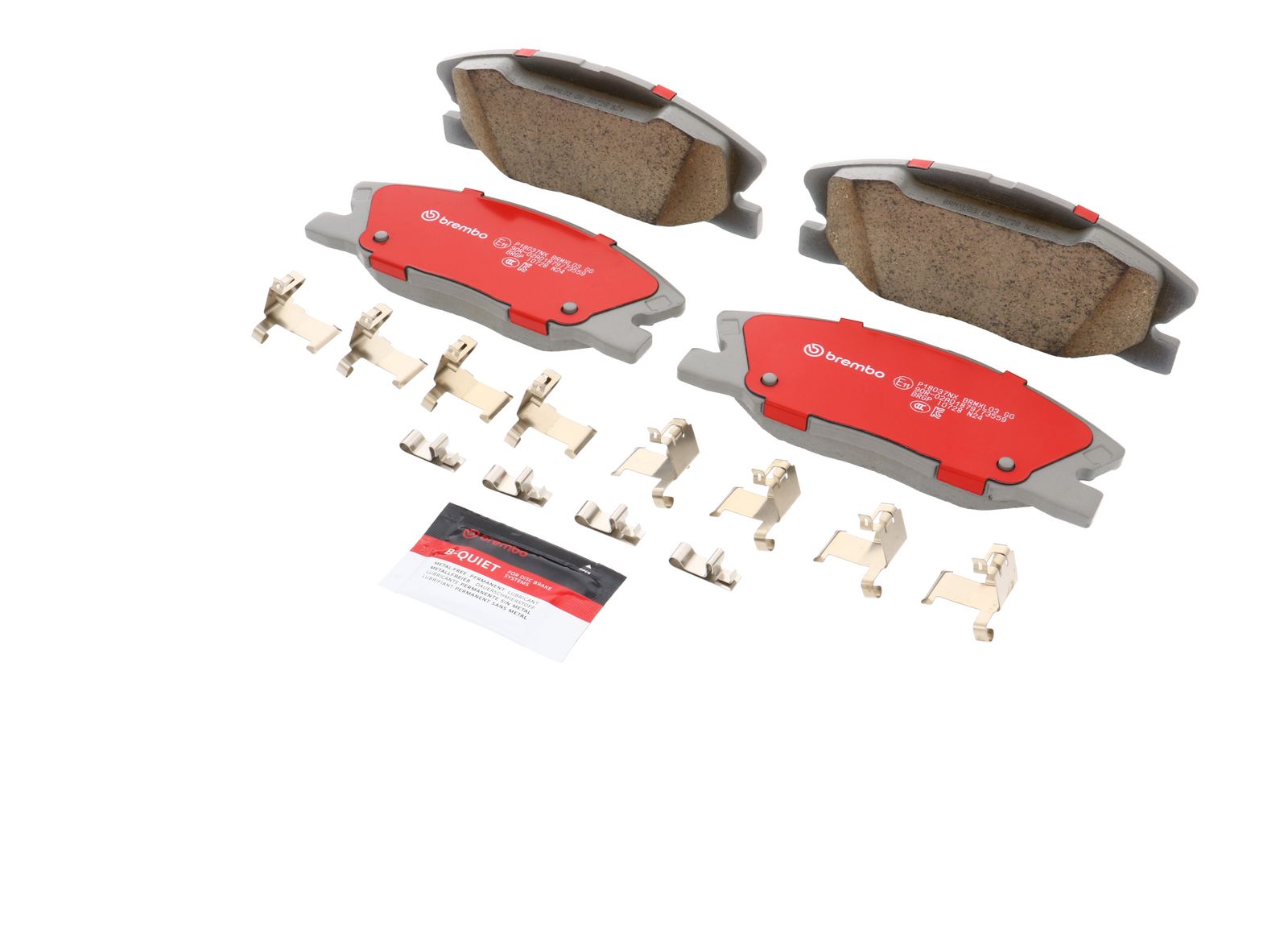 XTRA Ceramic Front Disc Brake Pad Set - P18037NX_04