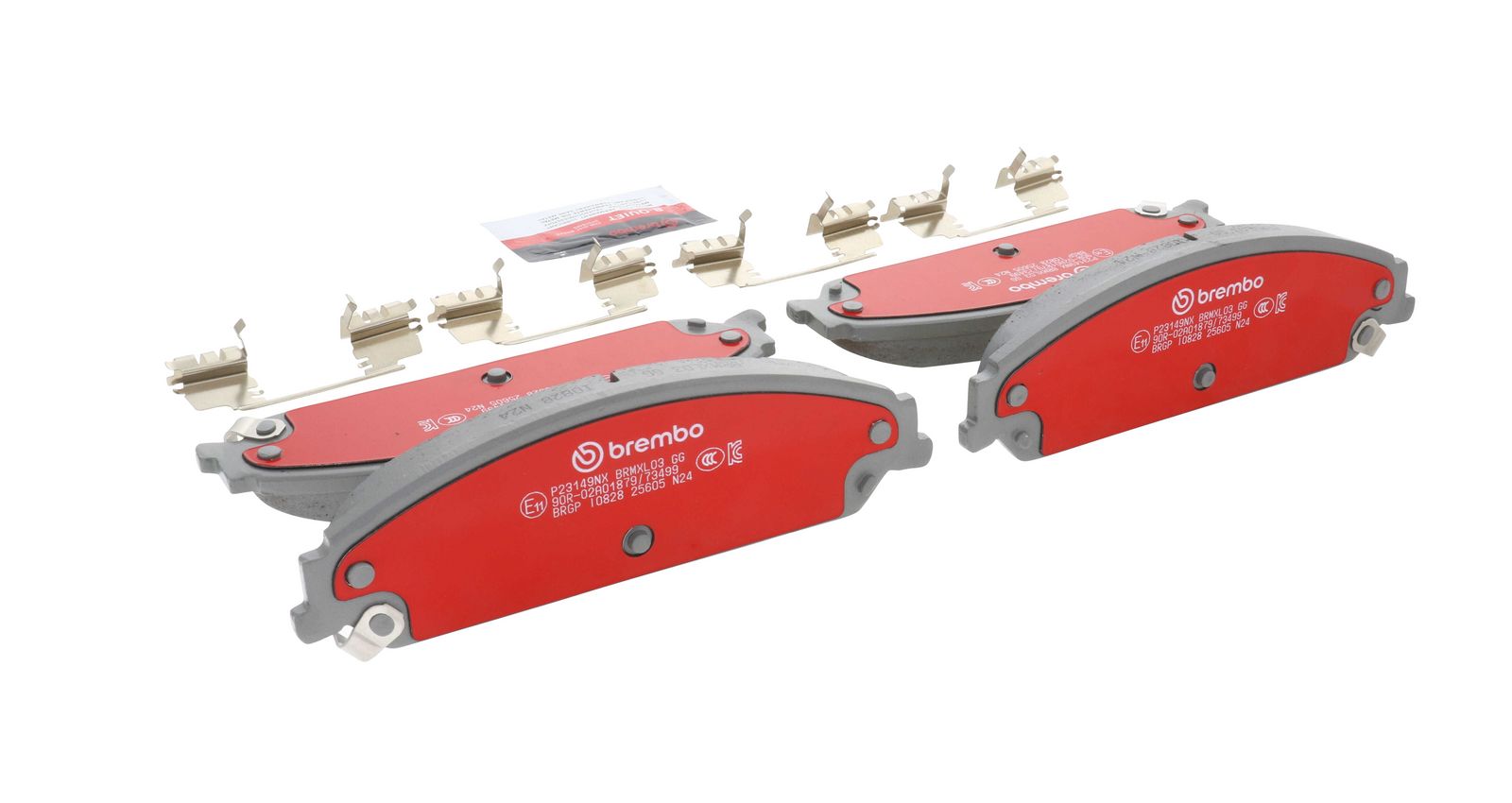 XTRA Ceramic Front Disc Brake Pad Set - P23149NX_12