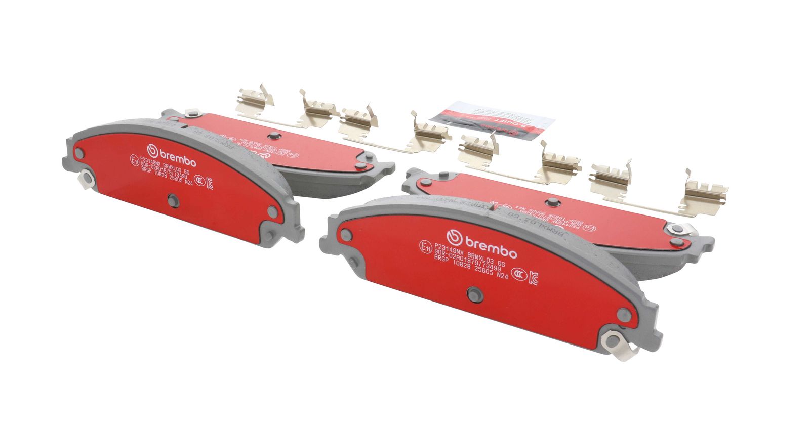 XTRA Ceramic Front Disc Brake Pad Set - P23149NX_16