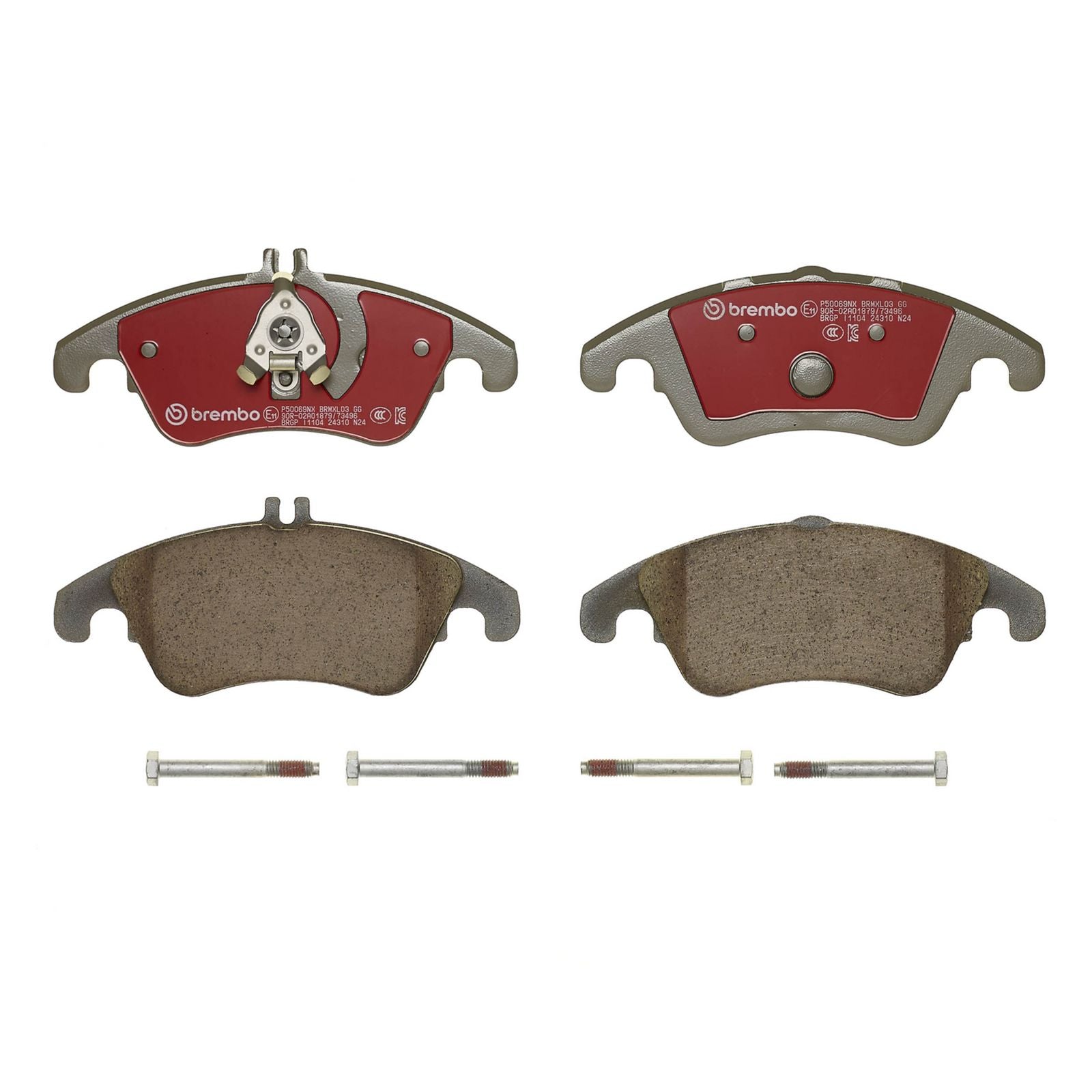 XTRA Ceramic Front Disc Brake Pad Set - P50069NX_02