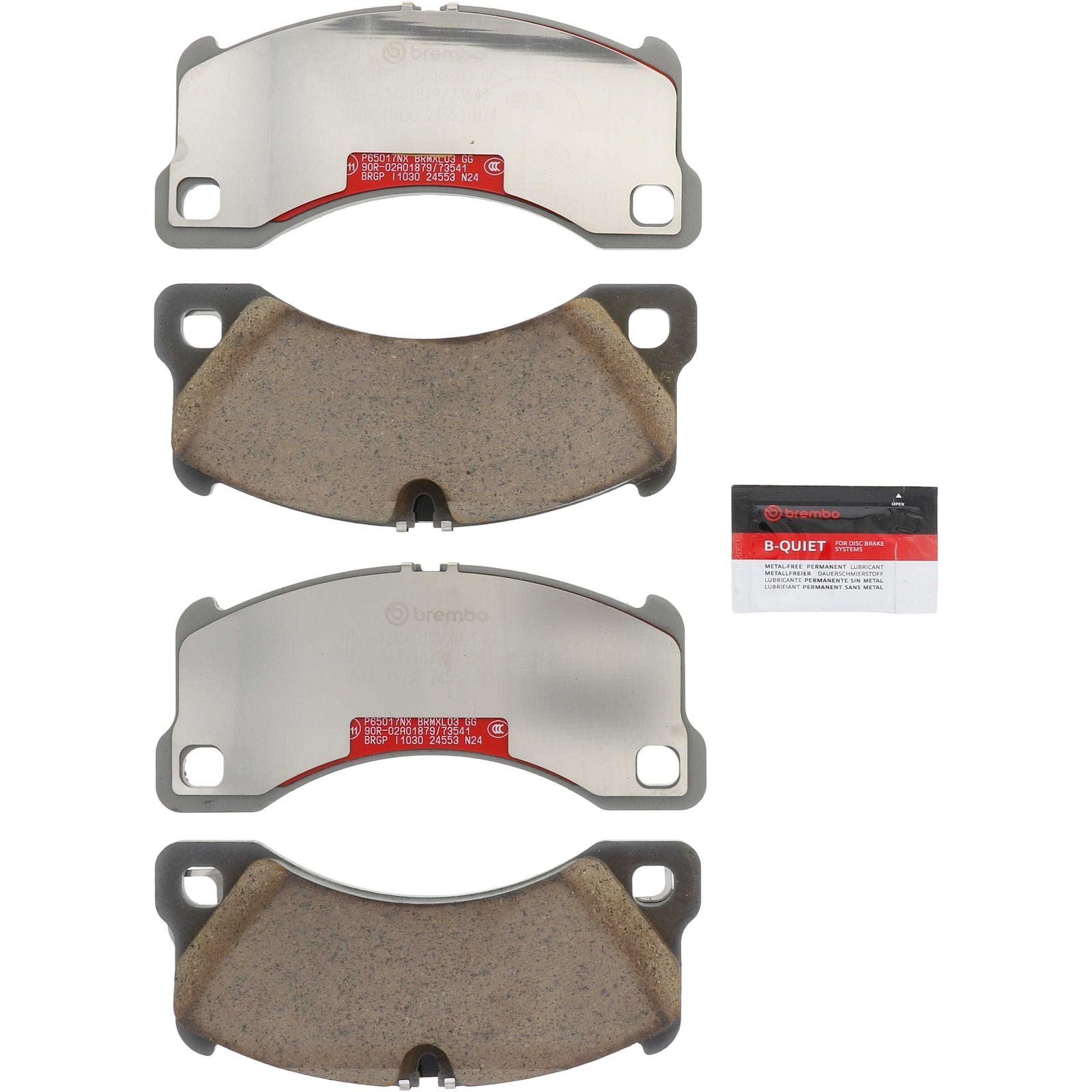 XTRA Ceramic Front Disc Brake Pad Set - P65017NX_02