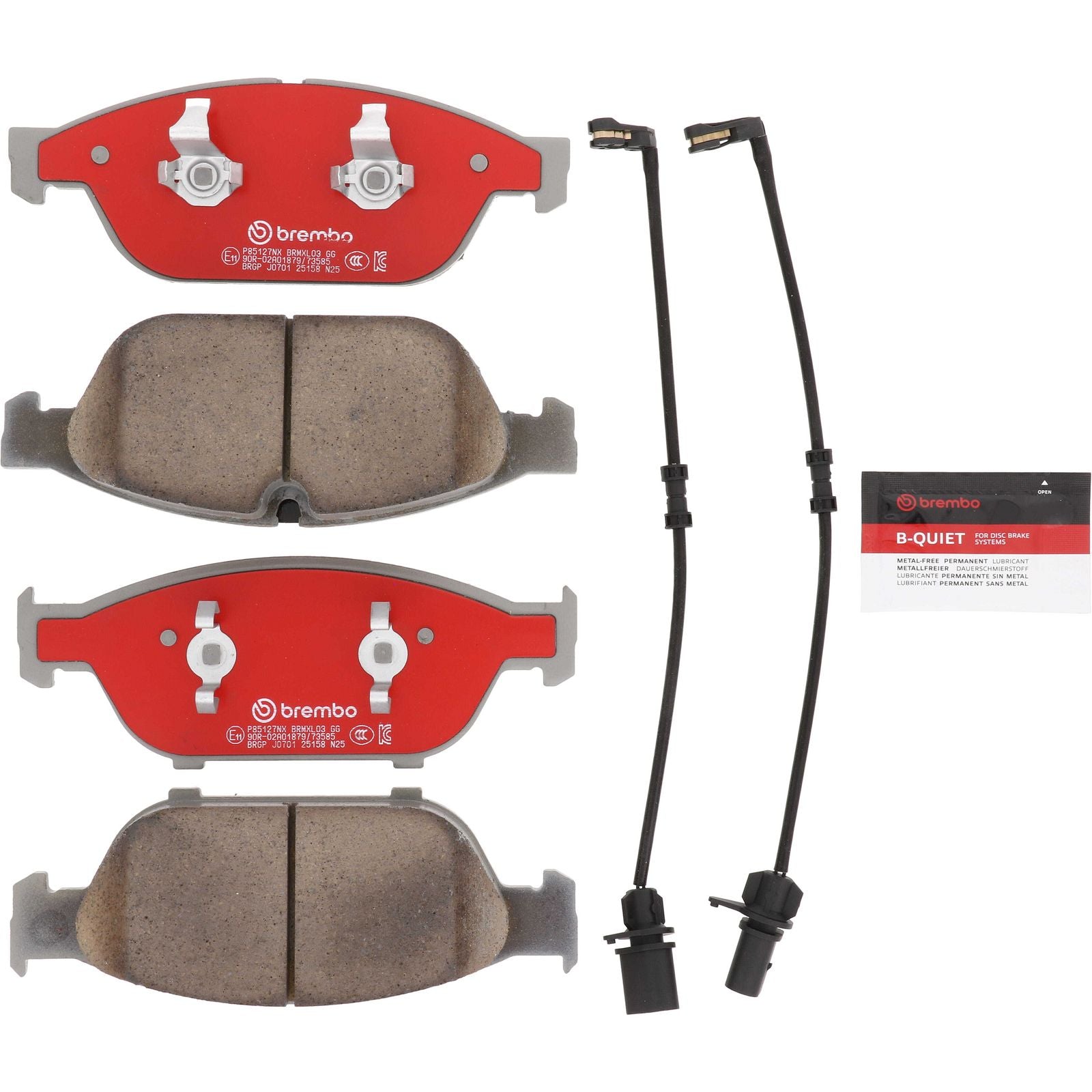 XTRA Ceramic Front Disc Brake Pad Set - P85127NX_02