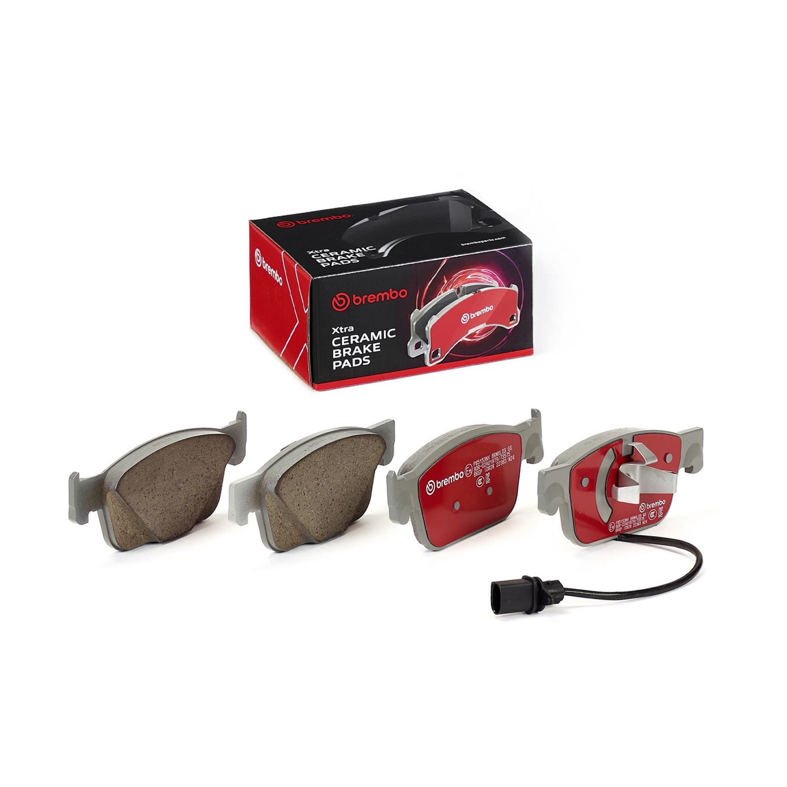 XTRA Ceramic Front Disc Brake Pad Set - P85153NX_02