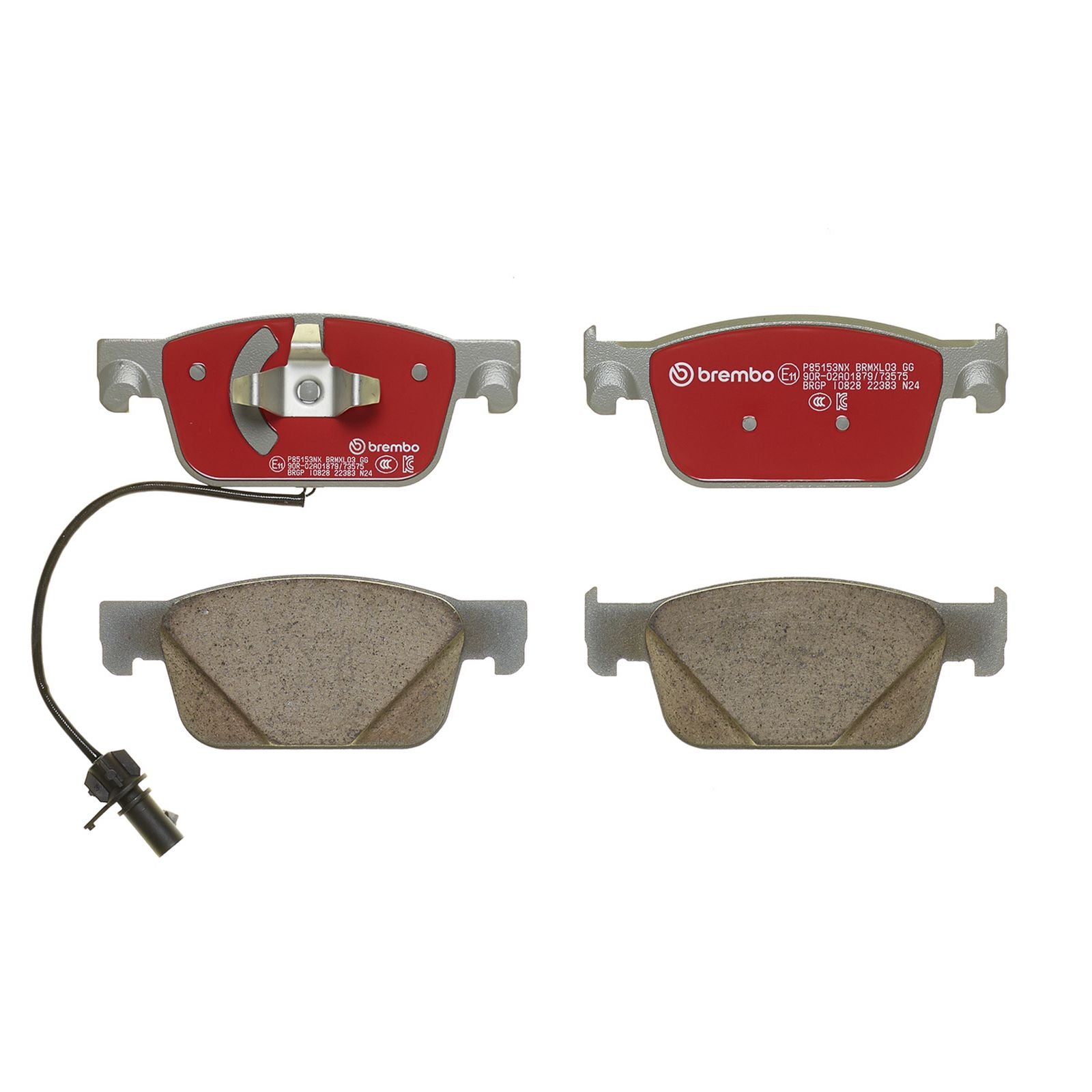 XTRA Ceramic Front Disc Brake Pad Set - P85153NX_03