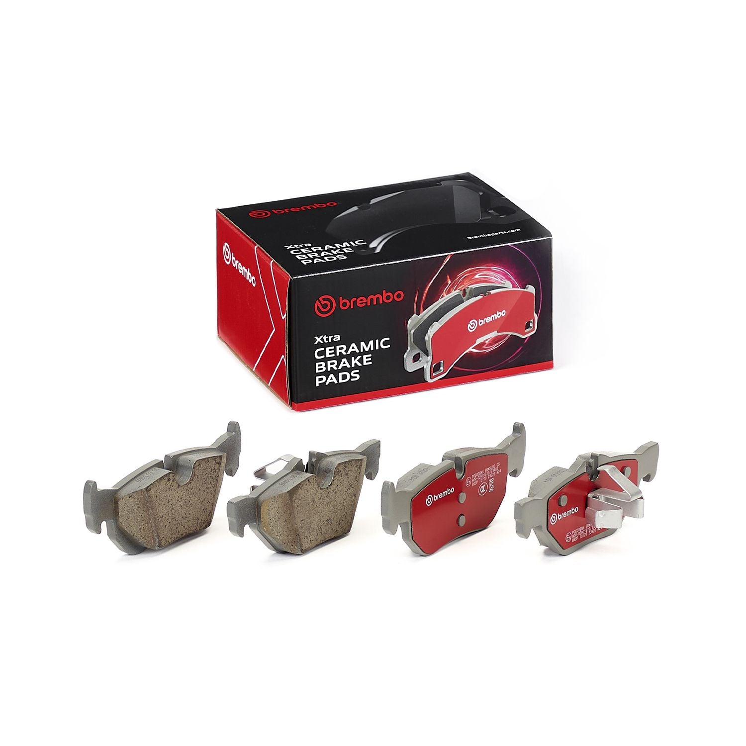 XTRA Ceramic Rear Disc Brake Pad Set - P06038NX_02