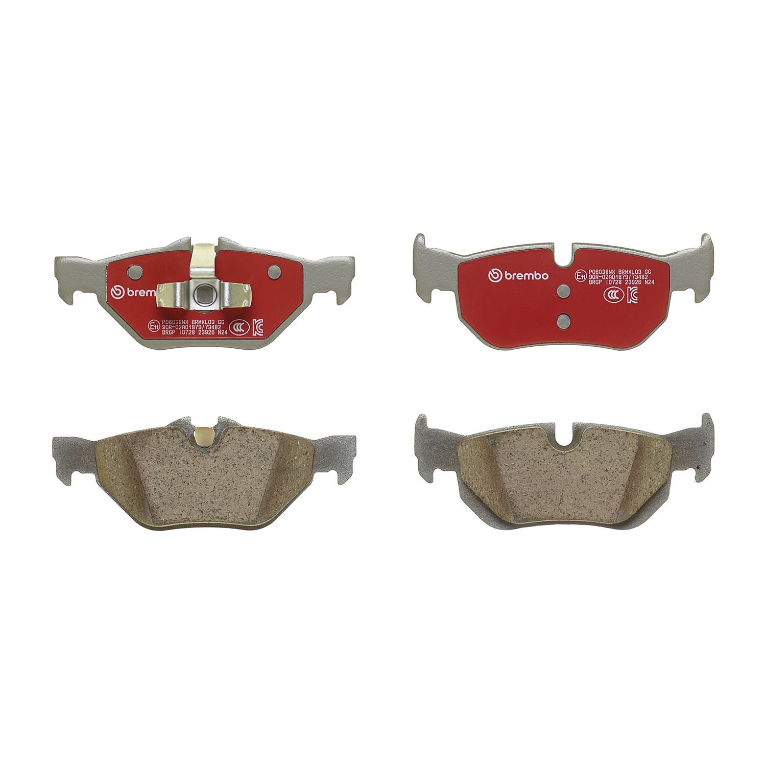 XTRA Ceramic Rear Disc Brake Pad Set - P06038NX_03