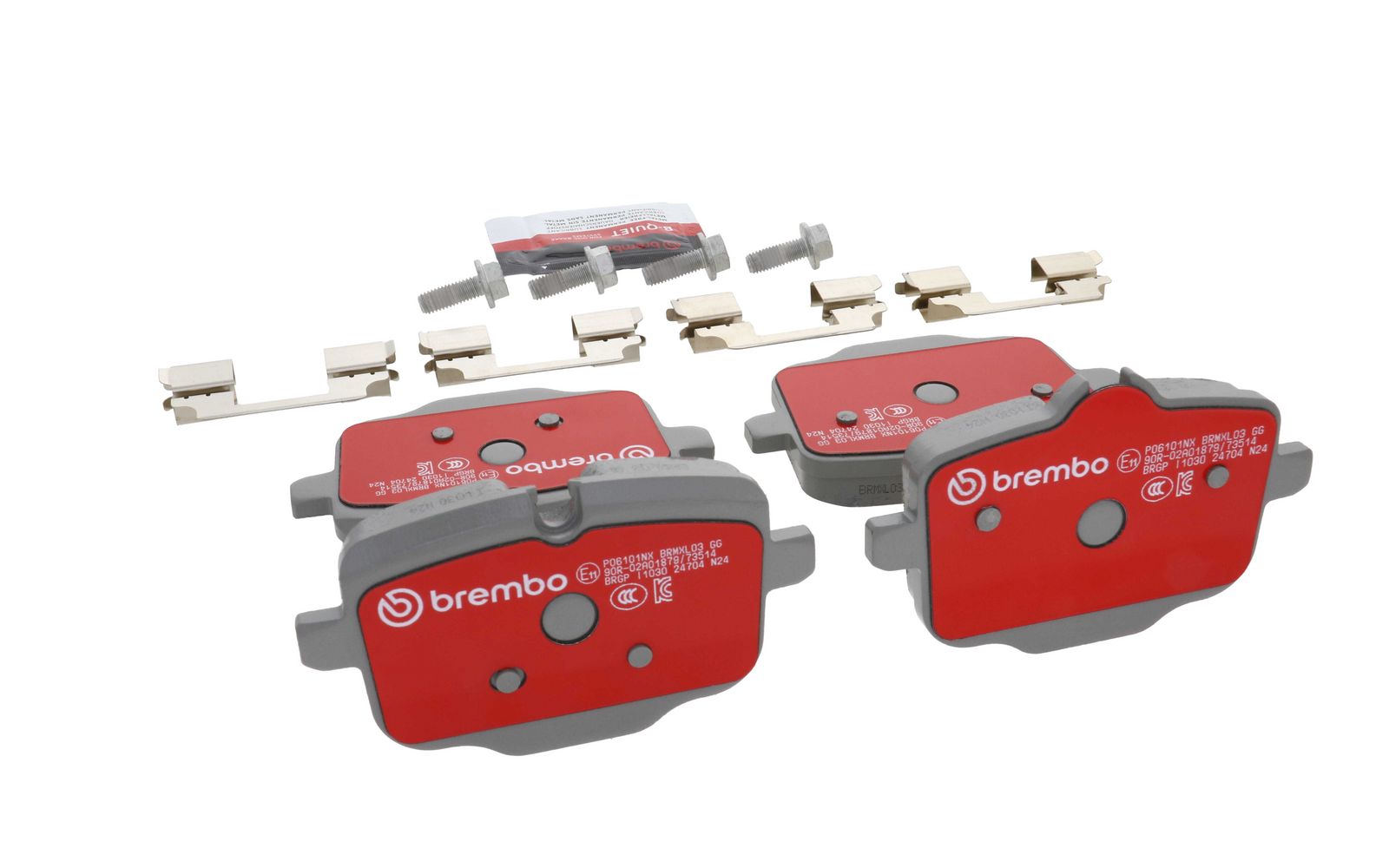 XTRA Ceramic Rear Disc Brake Pad Set - P06101NX_13