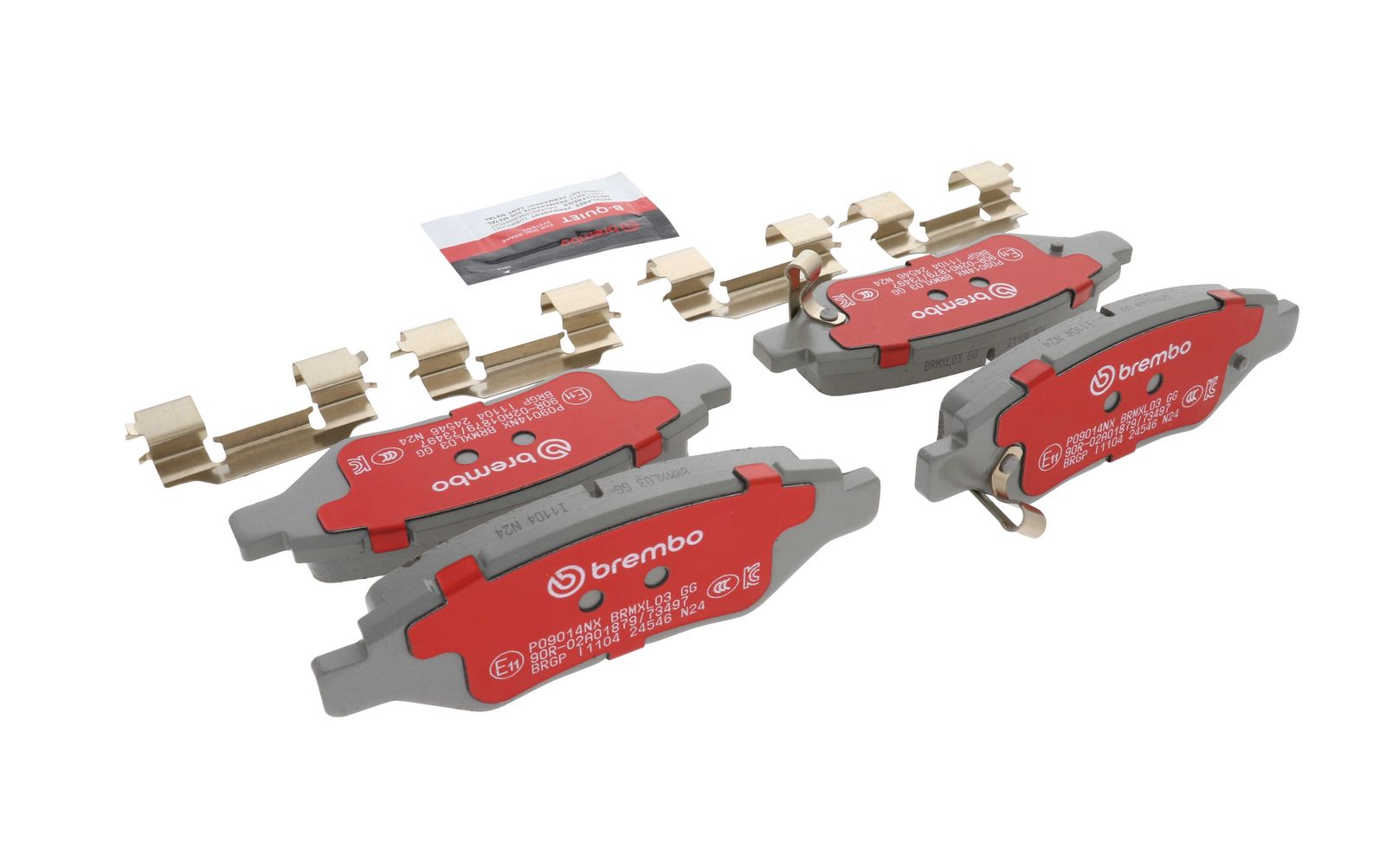 XTRA Ceramic Rear Disc Brake Pad Set - P09014NX_12