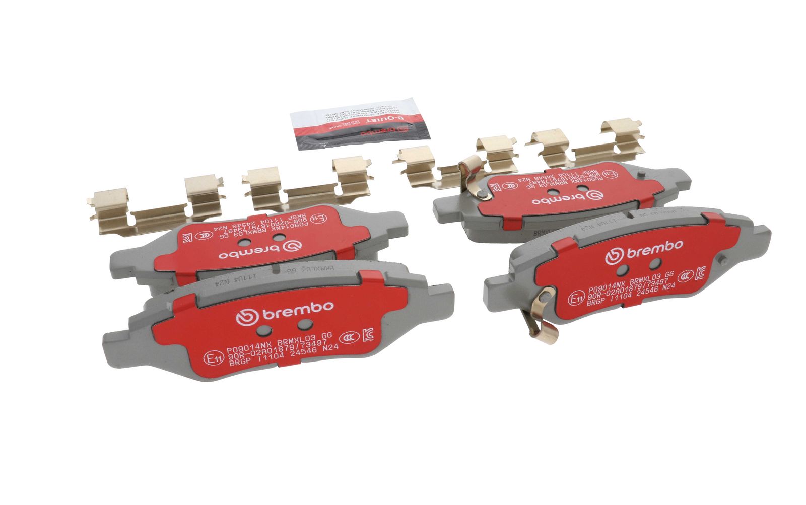 XTRA Ceramic Rear Disc Brake Pad Set - P09014NX_13