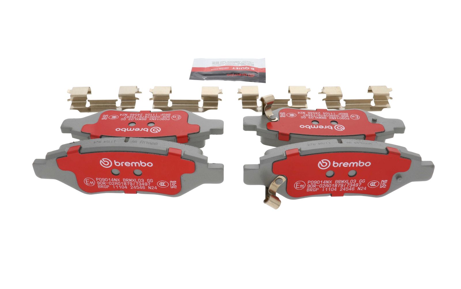 XTRA Ceramic Rear Disc Brake Pad Set - P09014NX_14