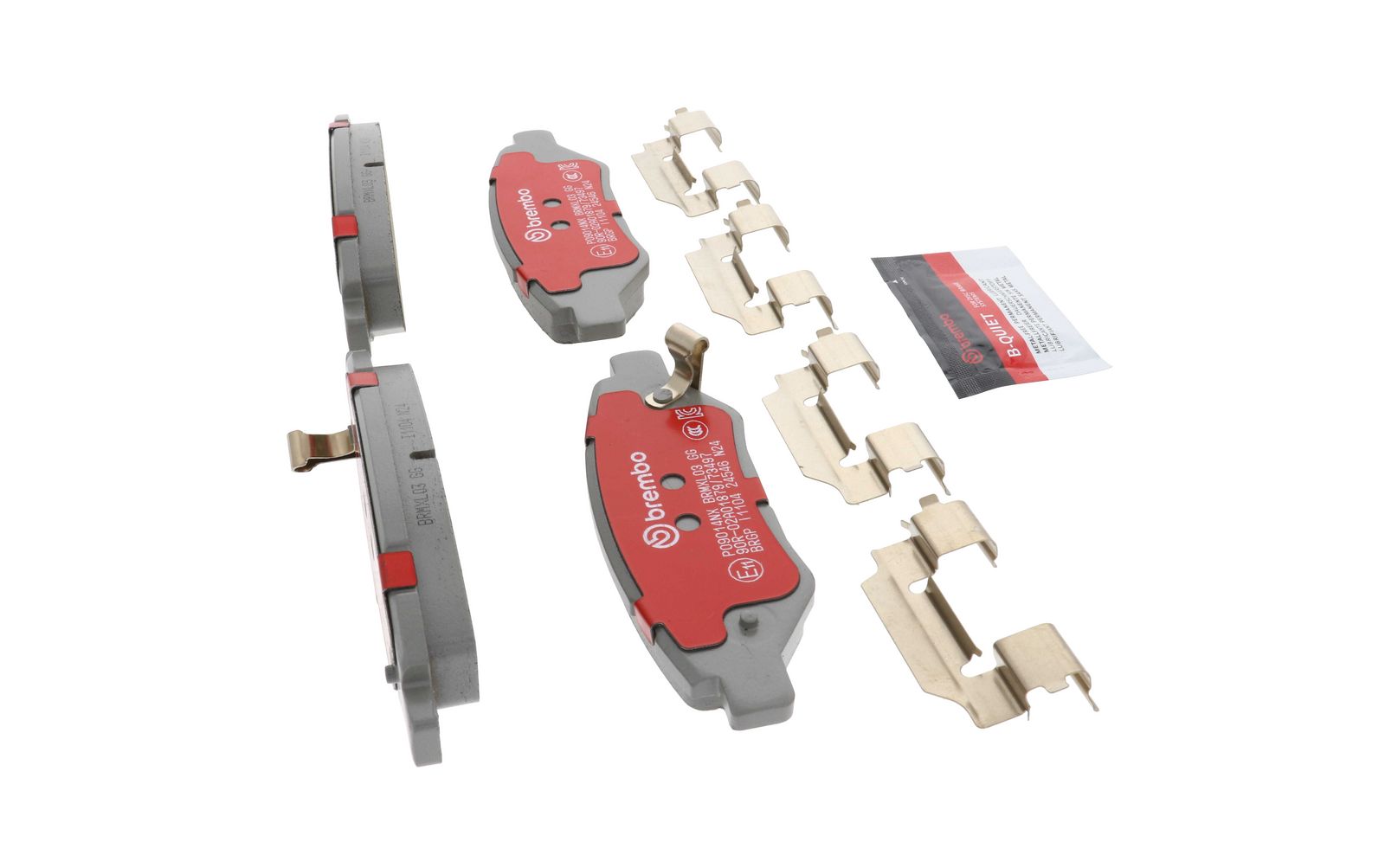 XTRA Ceramic Rear Disc Brake Pad Set - P09014NX_19