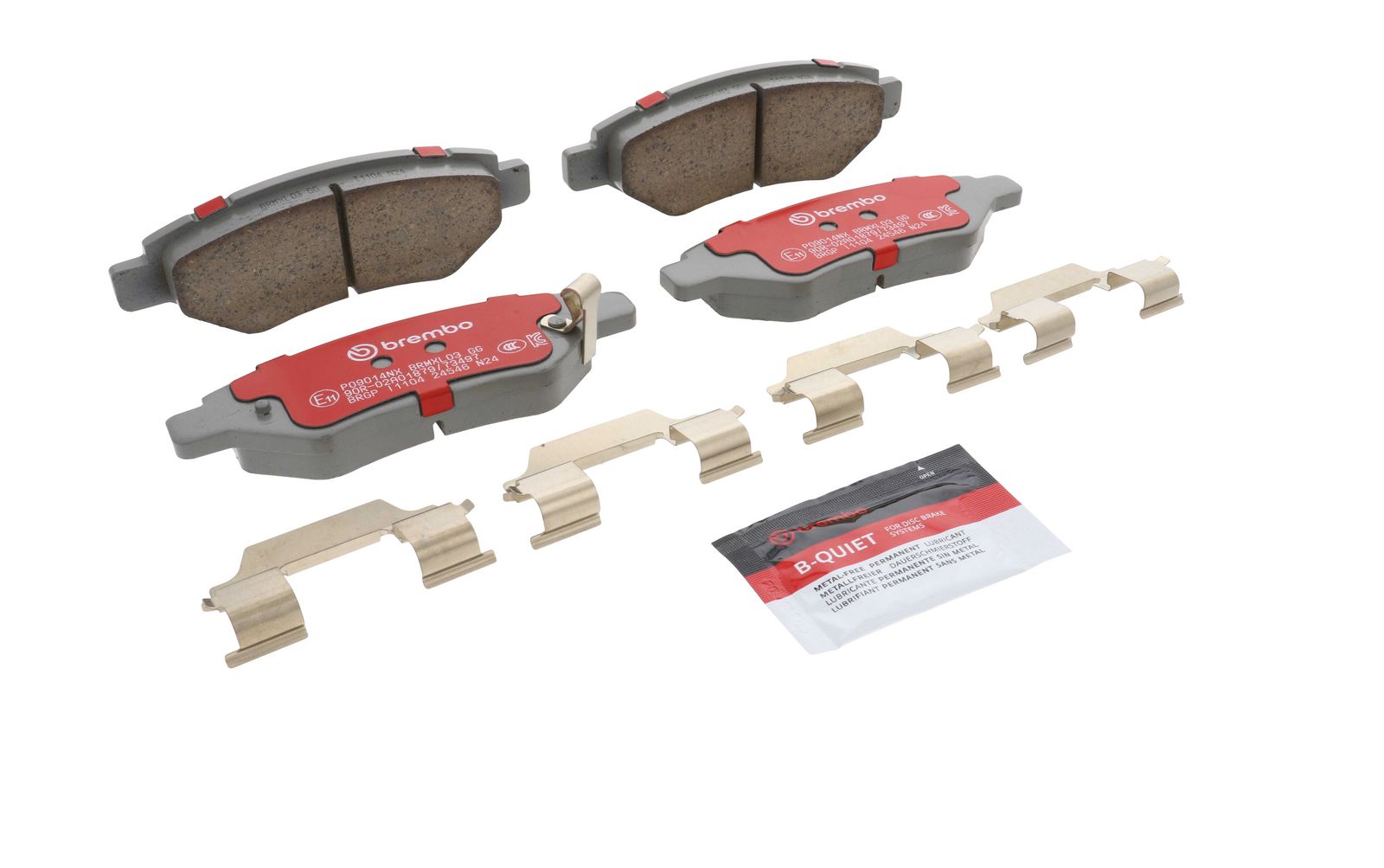 XTRA Ceramic Rear Disc Brake Pad Set - P09014NX_24