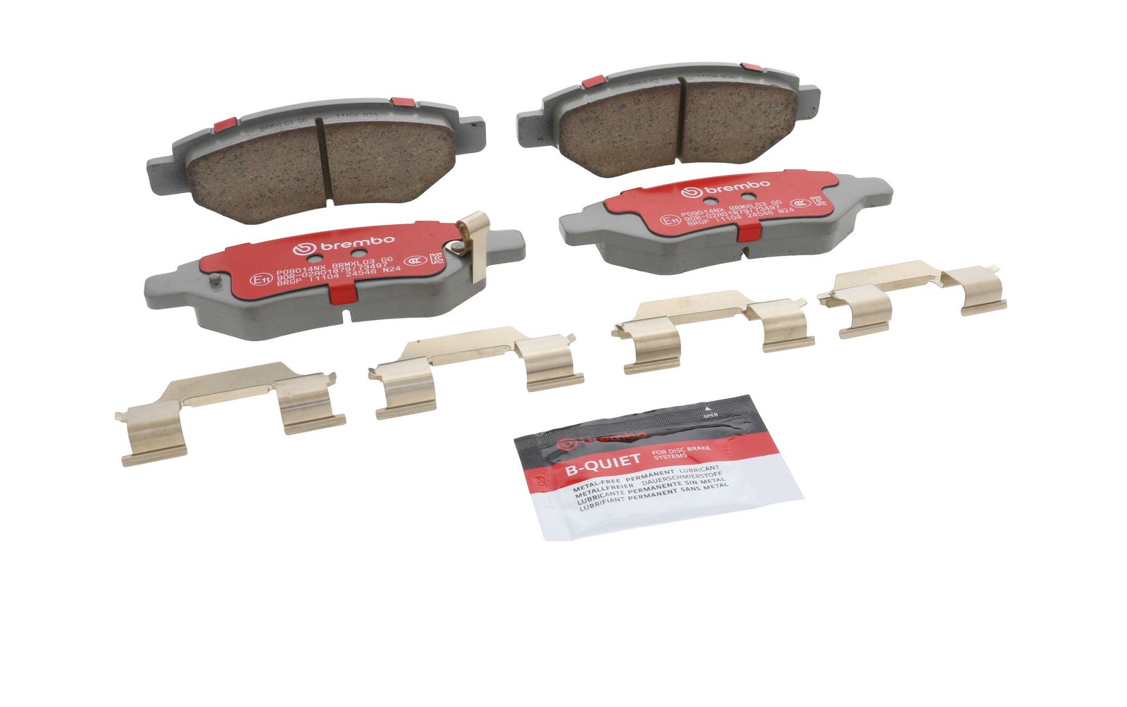 XTRA Ceramic Rear Disc Brake Pad Set - P09014NX_25