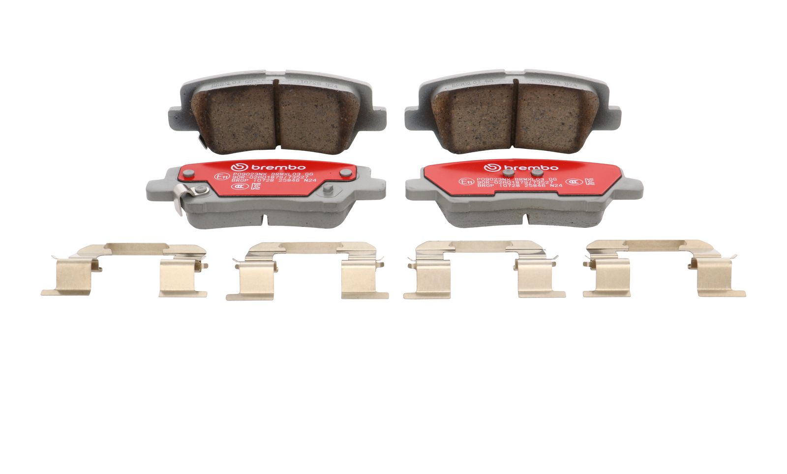 XTRA Ceramic Rear Disc Brake Pad Set - P09023NX_02