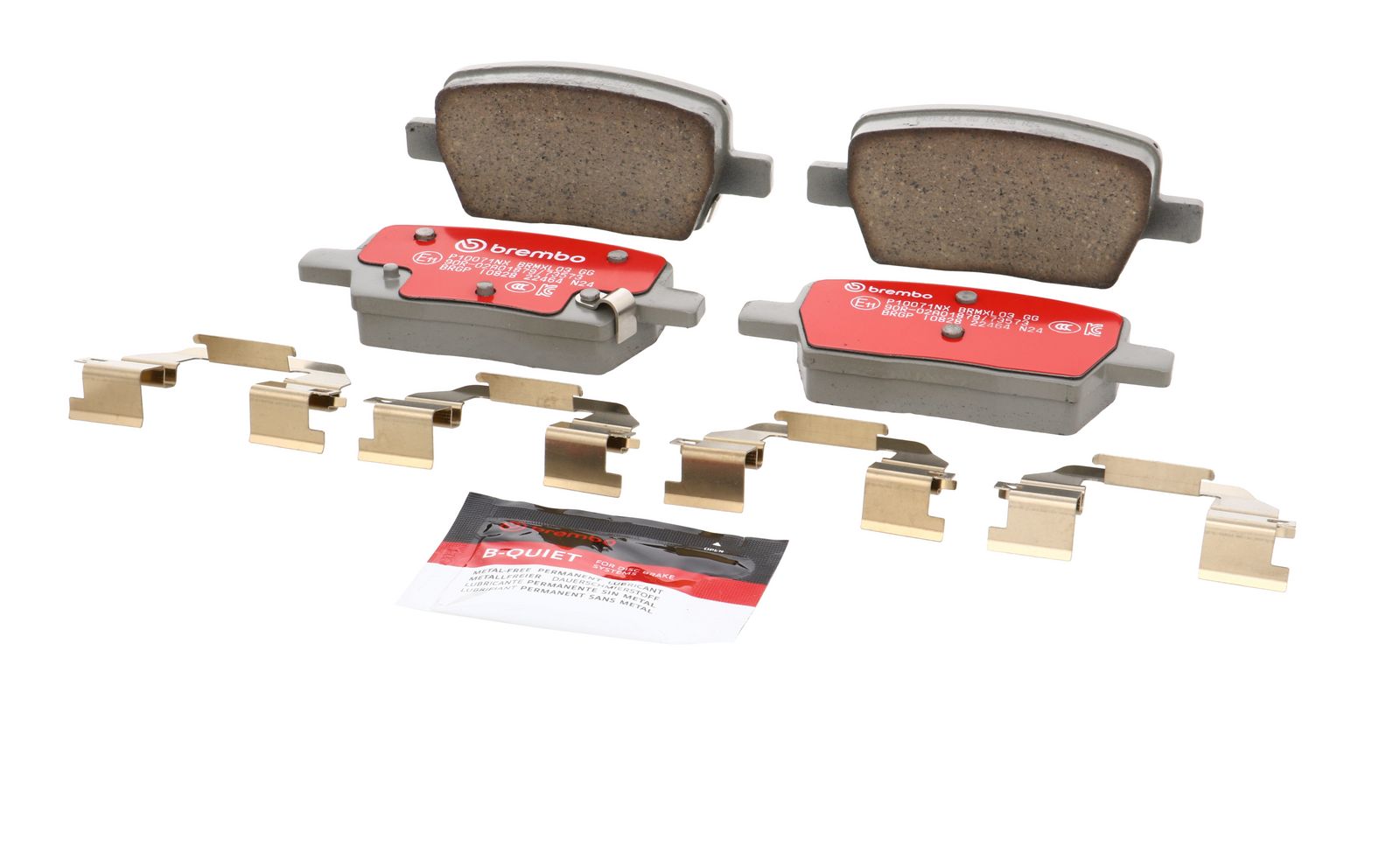 XTRA Ceramic Rear Disc Brake Pad Set - P10071NX_03