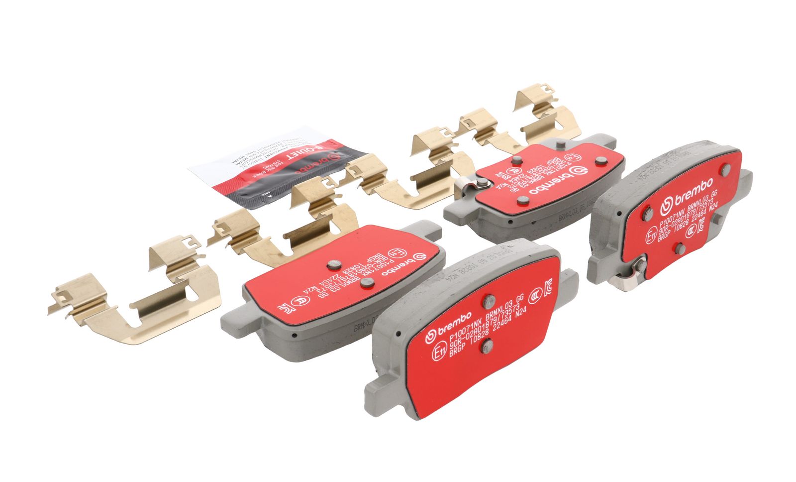 XTRA Ceramic Rear Disc Brake Pad Set - P10071NX_11