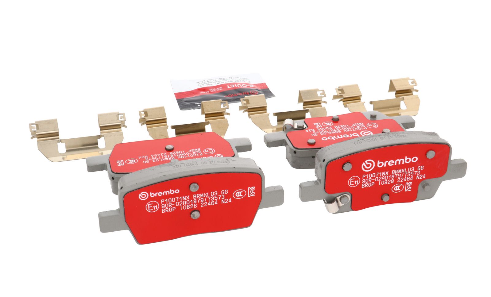 XTRA Ceramic Rear Disc Brake Pad Set - P10071NX_13