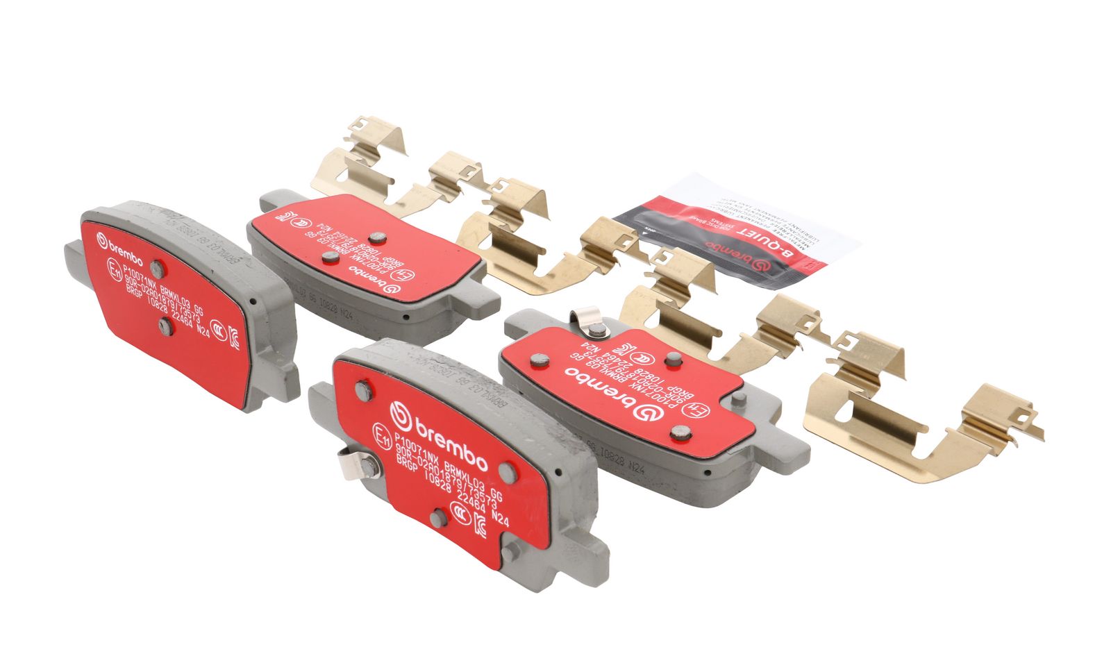 XTRA Ceramic Rear Disc Brake Pad Set - P10071NX_17