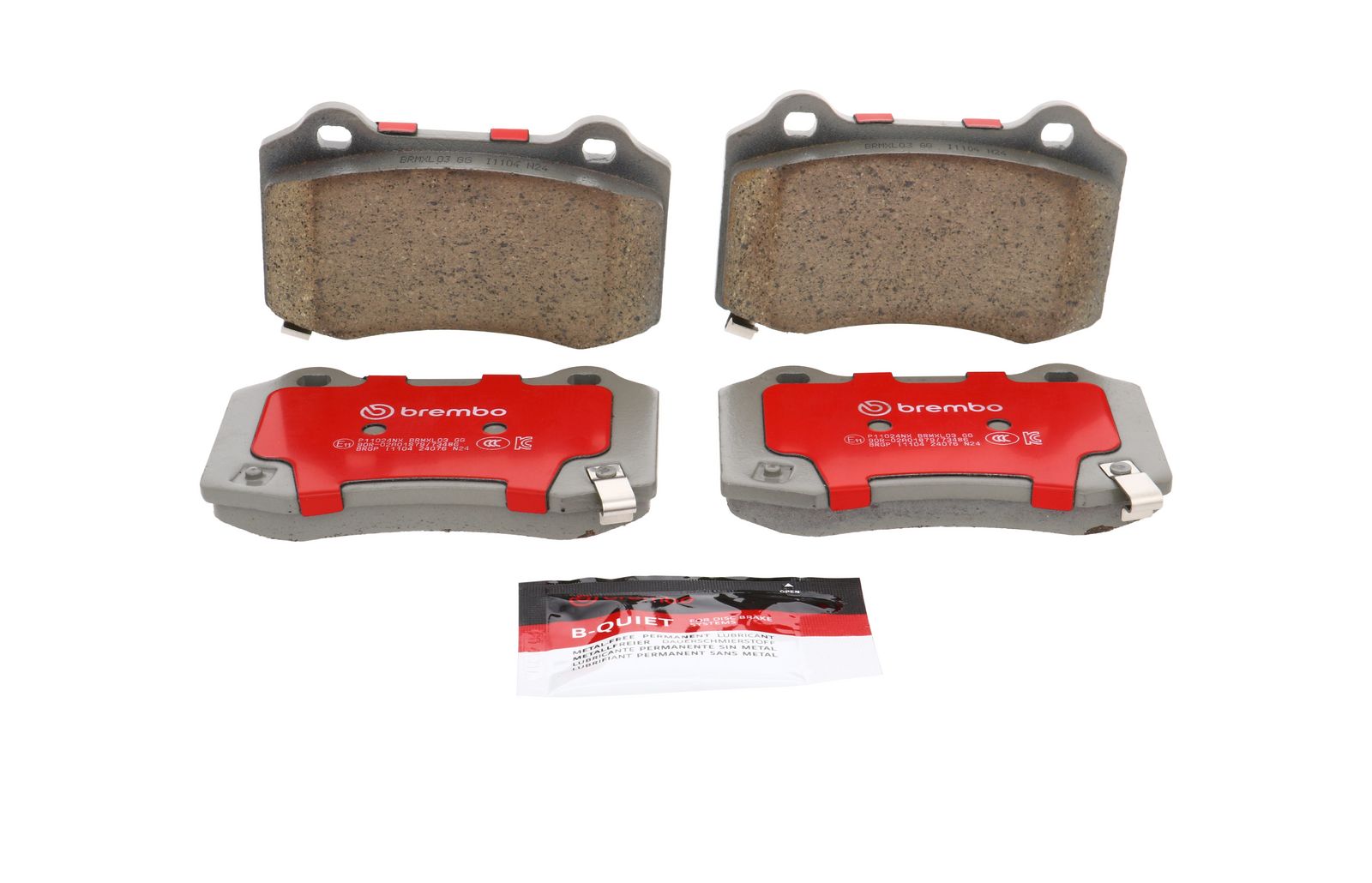 XTRA Ceramic Rear Disc Brake Pad Set - P11024NX_02
